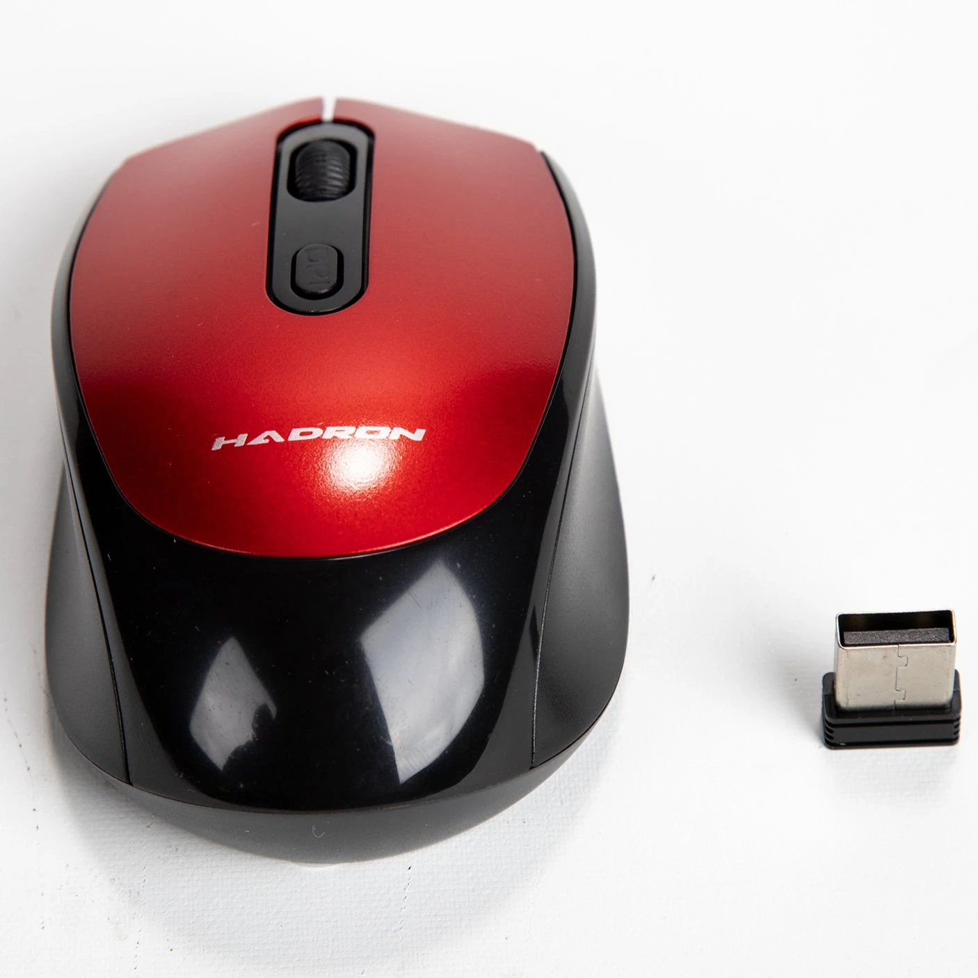 Hadron HDX3406 1600dpi 2.4Ghz USB Kablosuz Mouse - Kırmızı-Siyah