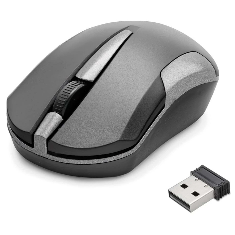 Hadron HDX3407 1600dpi 2.4Ghz USB Kablosuz Mouse - Gri-Siyah
