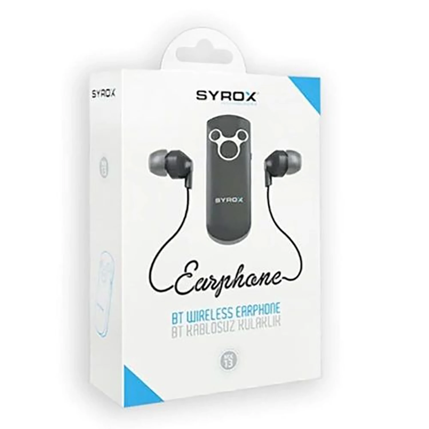 Syrox MX13 Bluetooth 5.0 Kablosuz Mikrofonlu Kulakiçi Kulaklık - Siyah