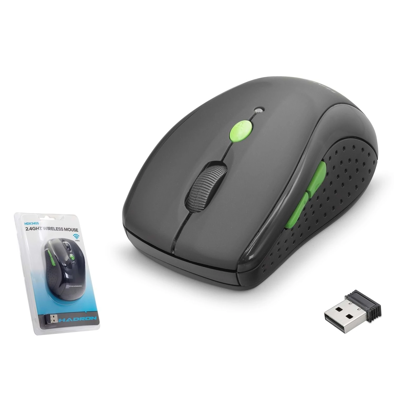 Hadron HDX3405 1600dpi 2.4Ghz USB Kablosuz Mouse - Siyah