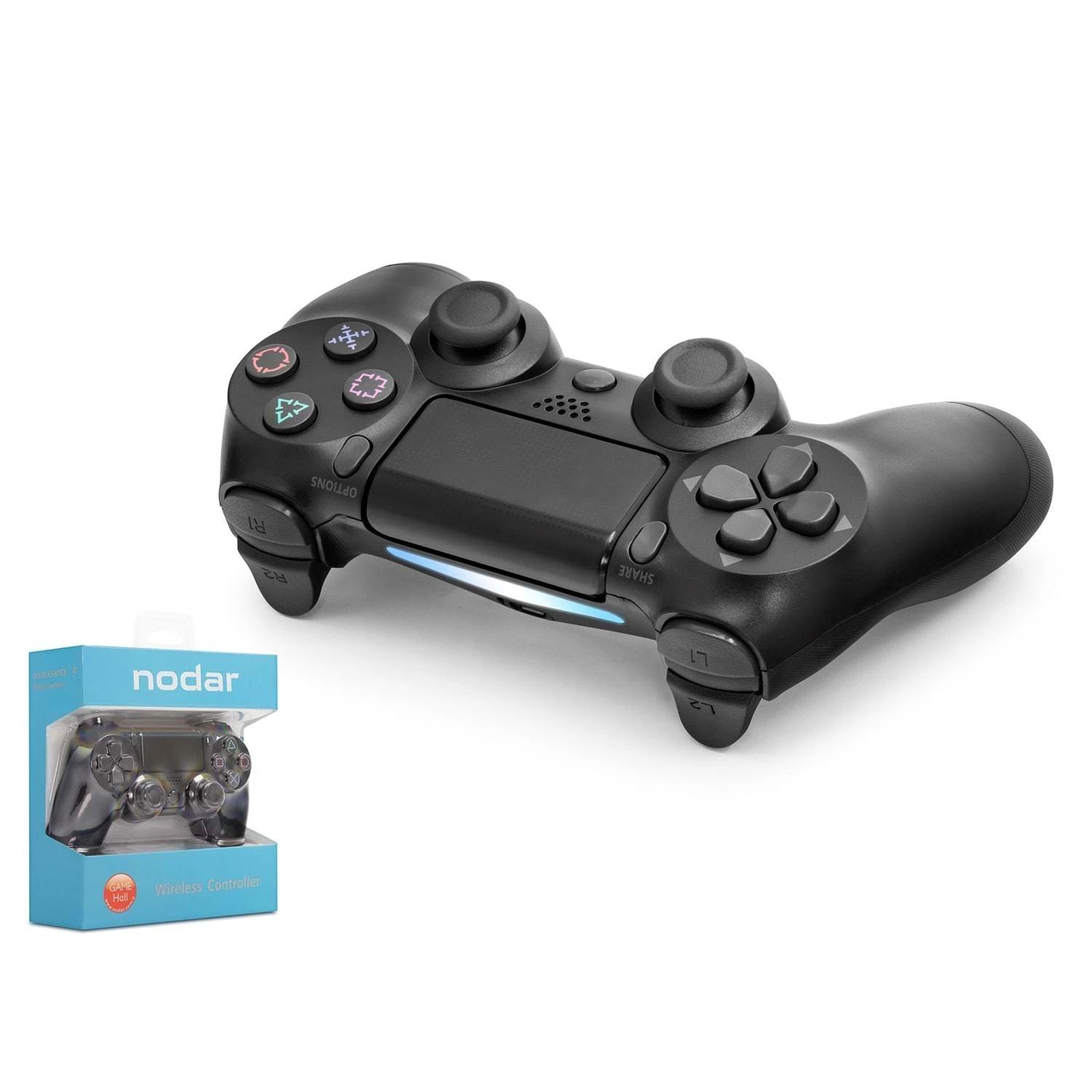 Nodar ND400 DualShock Titreşimli PS4 Kablosuz Oyun Kolu - Siyah