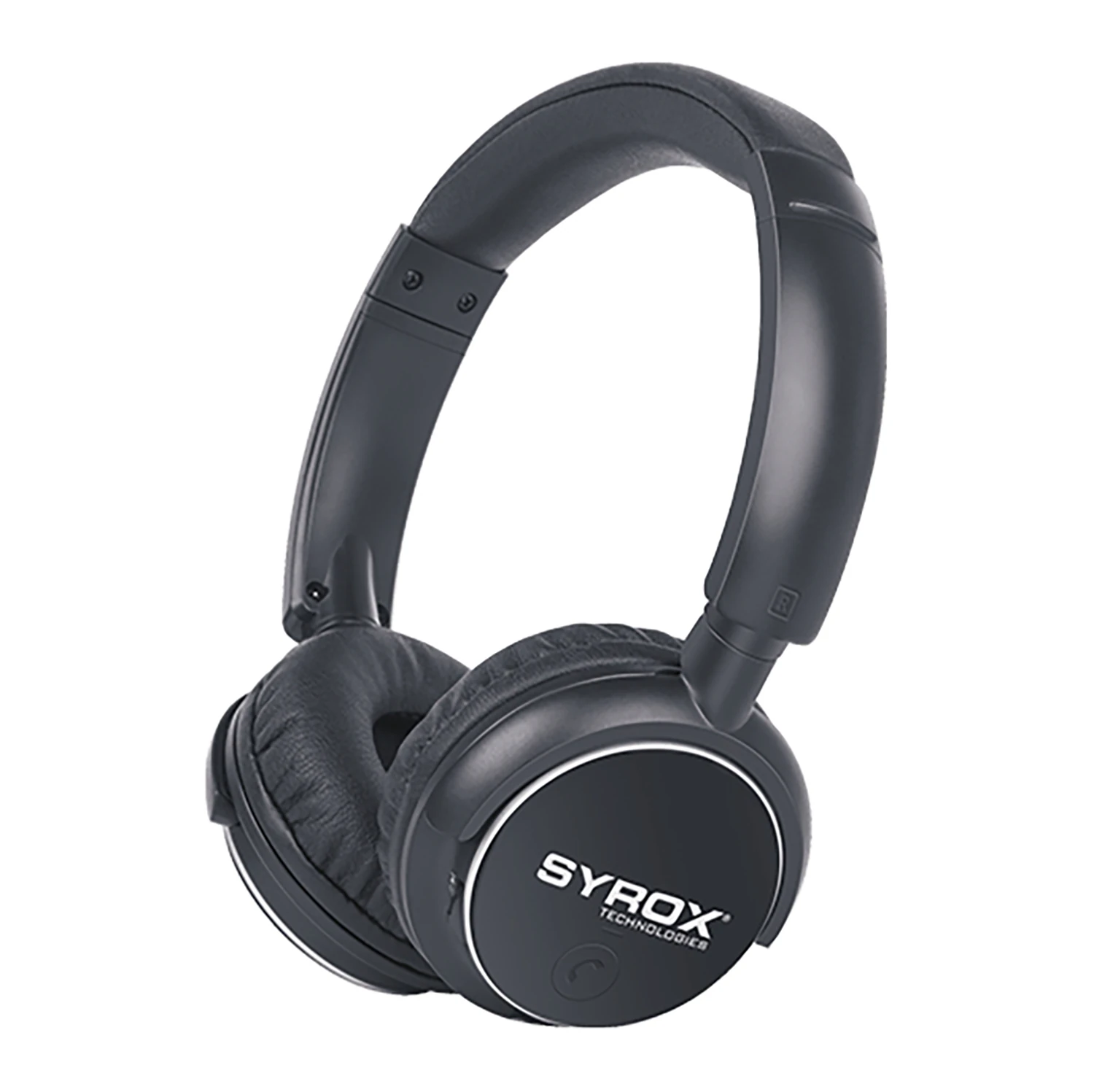 Syrox S16 Hafıza Kartı + 3.5mm AUX Destekli Bluetooth 5.0 Kablosuz Mikrofonlu Kulaküstü Kulaklık - Siyah