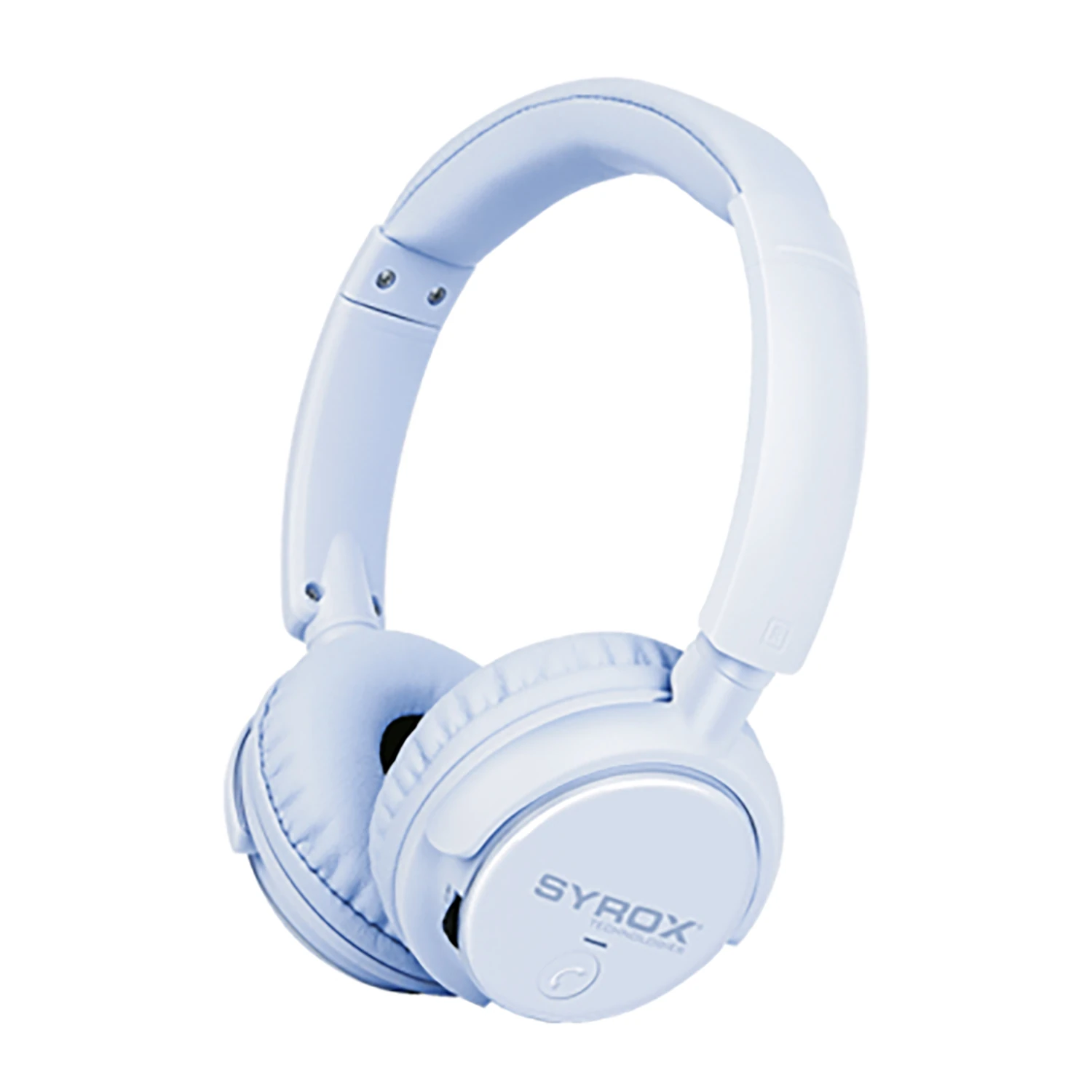 Syrox S16 Hafıza Kartı + 3.5mm AUX Destekli Bluetooth 5.0 Kablosuz Mikrofonlu Kulaküstü Kulaklık - Mavi