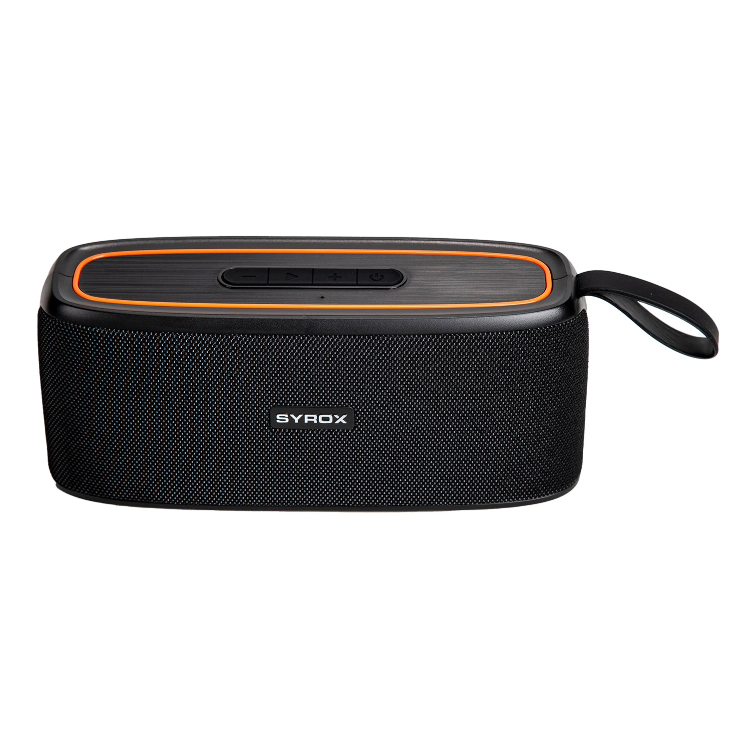 Syrox S36 Hafıza Kartı + USB + 3.5mm AUX + FM + Eller Serbest 2x5W TWS Bluetooth 5.0 + EDR Kablosuz Hoparlör - Siyah