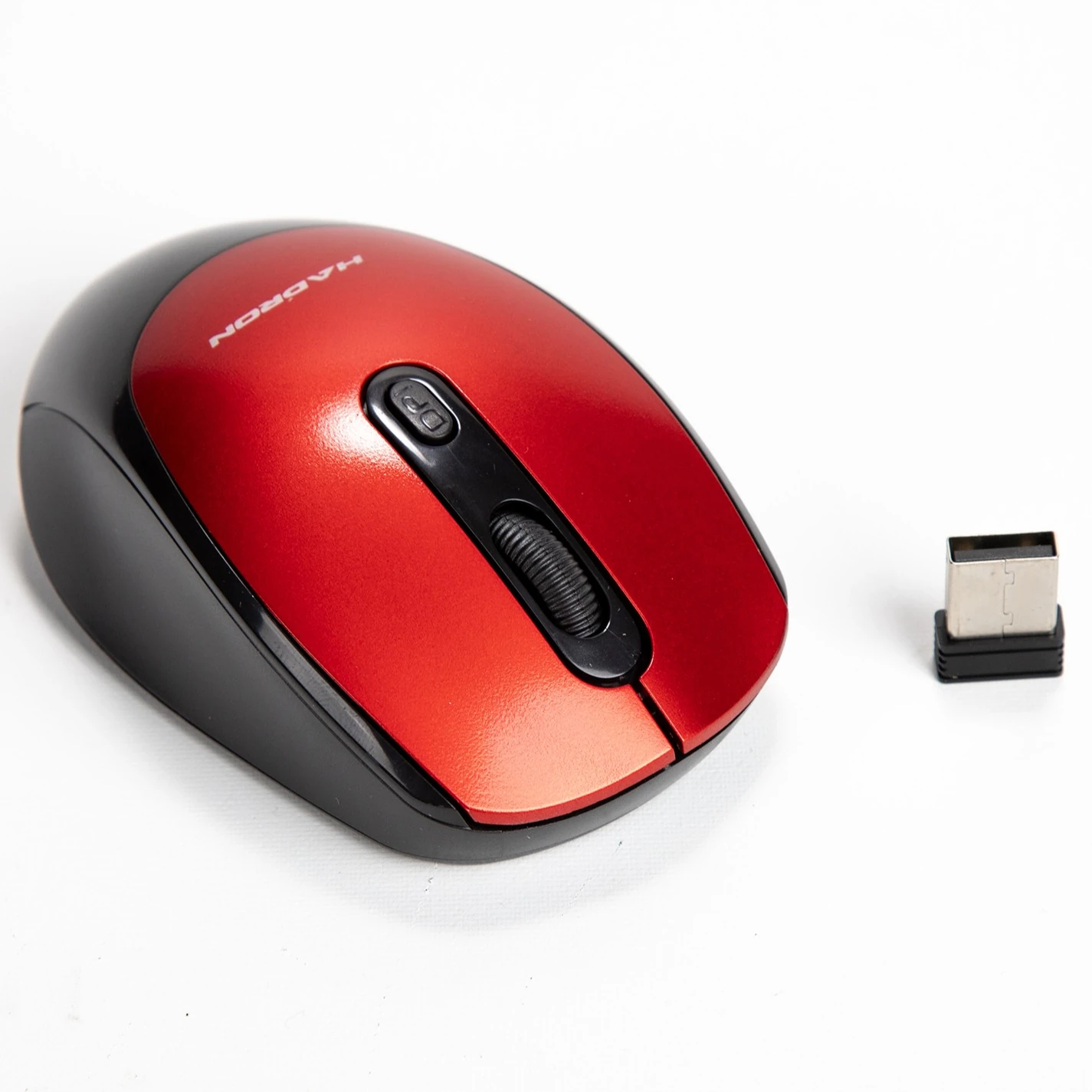 Hadron HDX3406 1600dpi 2.4Ghz USB Kablosuz Mouse - Kırmızı-Siyah
