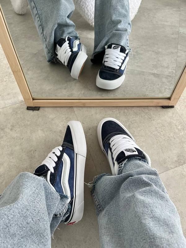 Vans Knu Skool Mavi Siyah