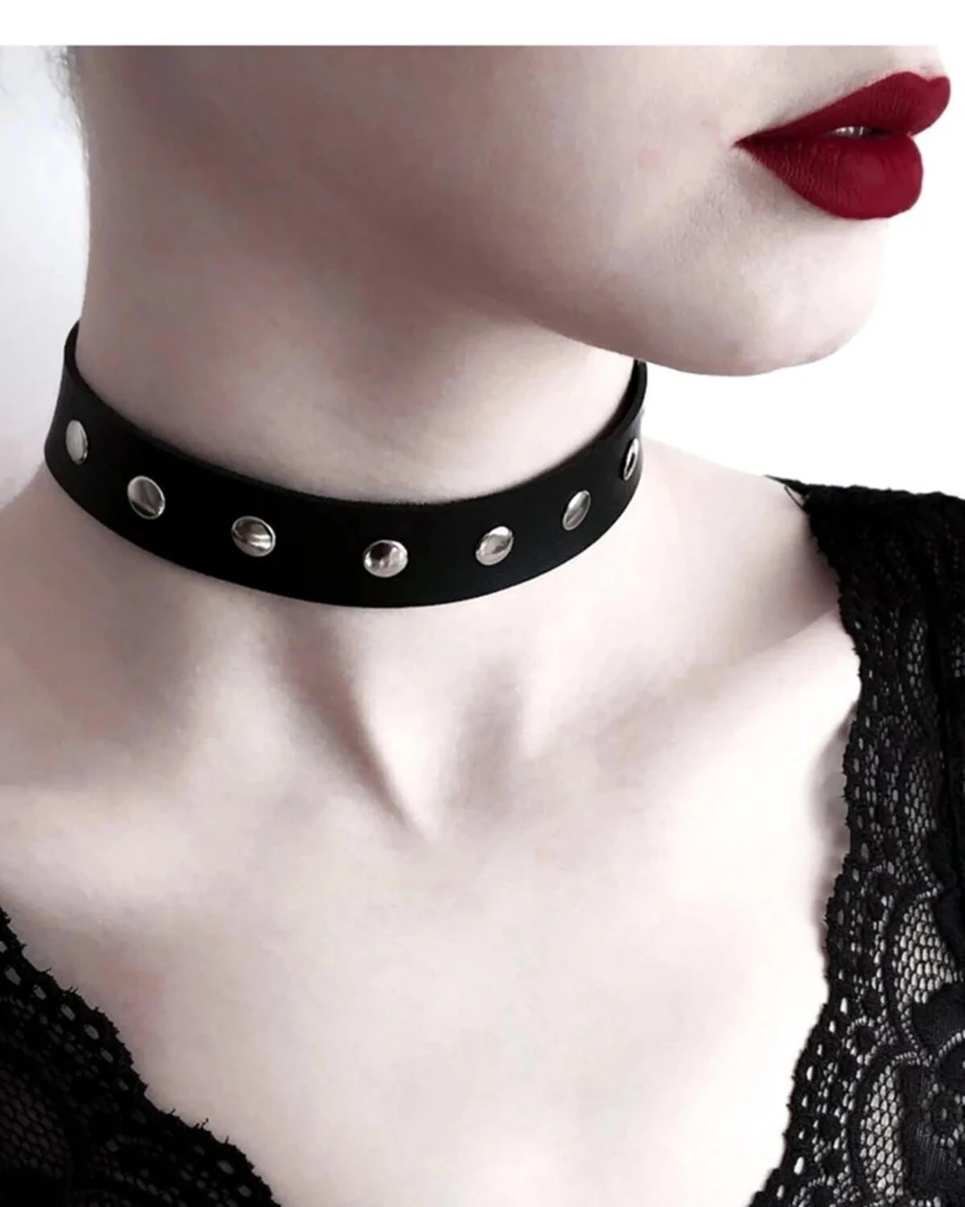 Lady Amoura Deri Metalli Bayan Boyunluk TG275391