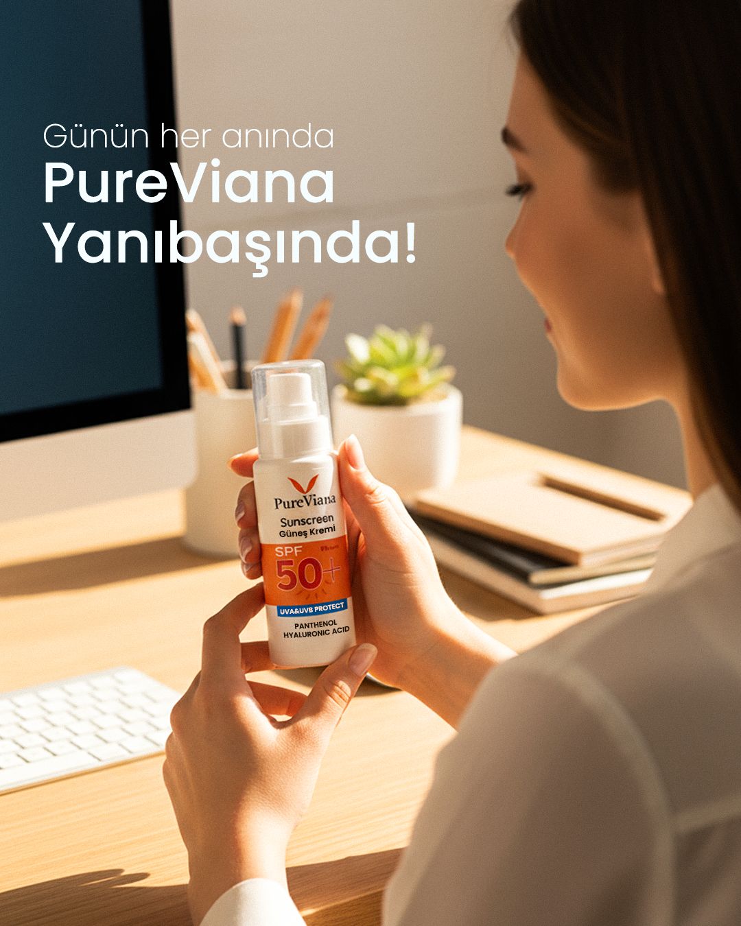 Güneş Kremi SPF 50+ PA++++ 50ml – Yüksek Koruma, Nemlendirici, Leke Karşıtı, Cilt Tonu Eşitleyici