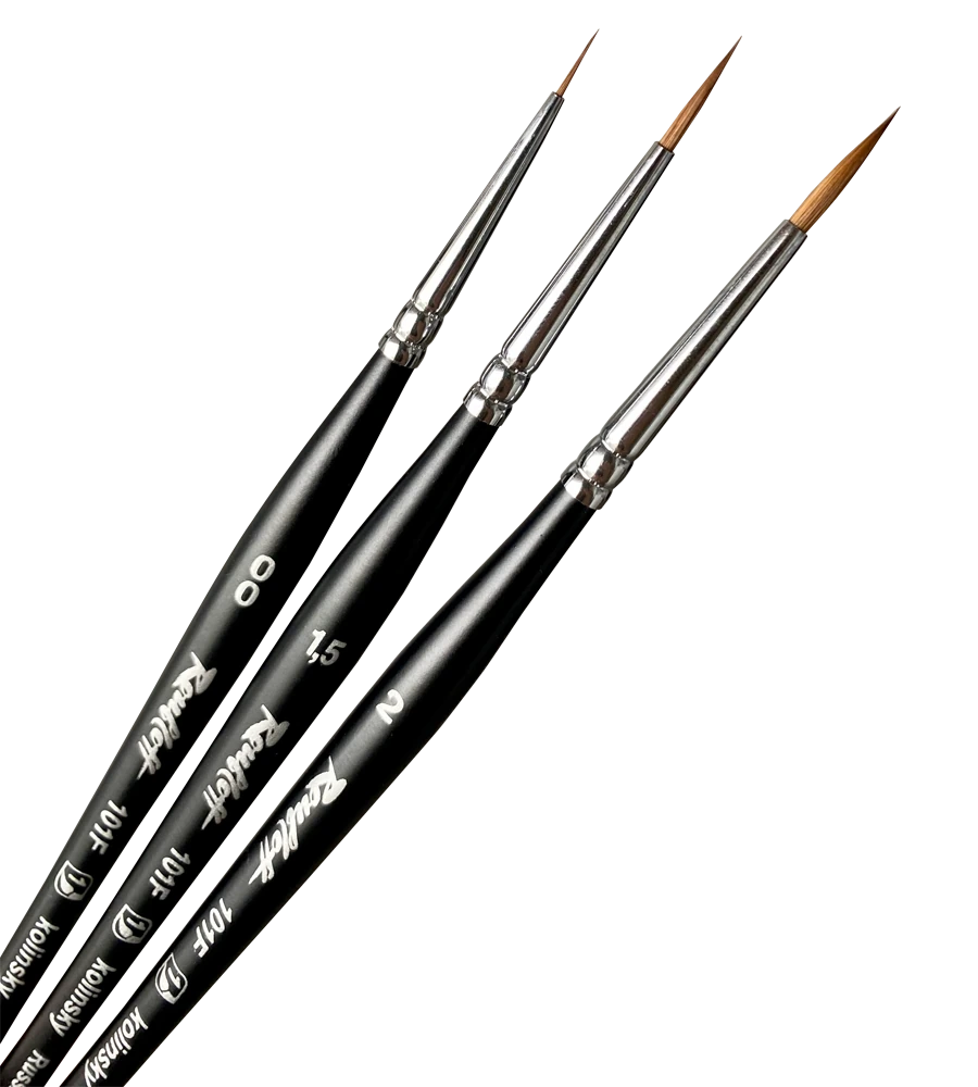 Roubloff 101F Serisi Kolinsky Samur Doğal Kıl Fırçası