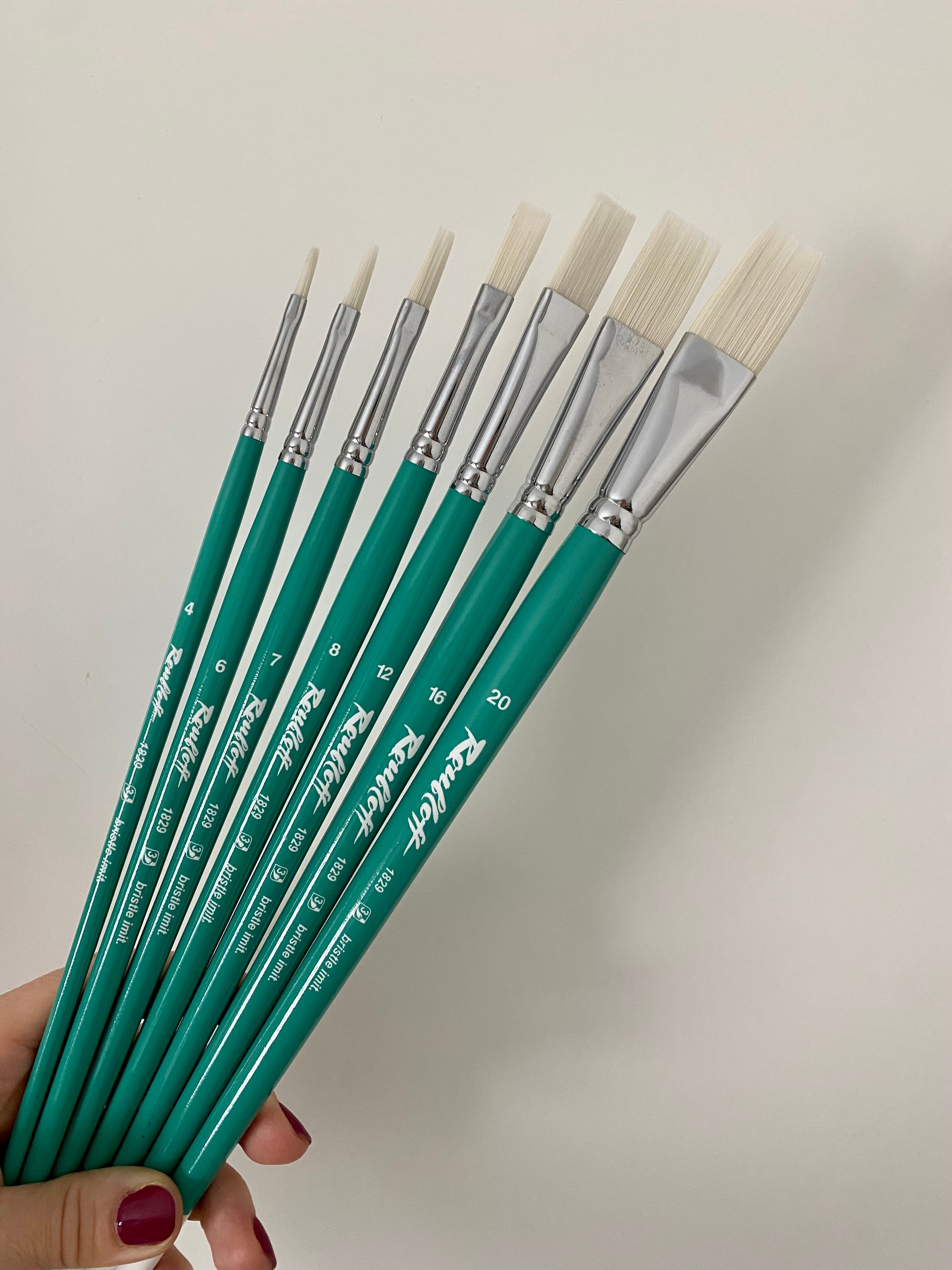 Roubloff 1829 Serisi Sentetik Bristle Yağlı boya Fırçaları