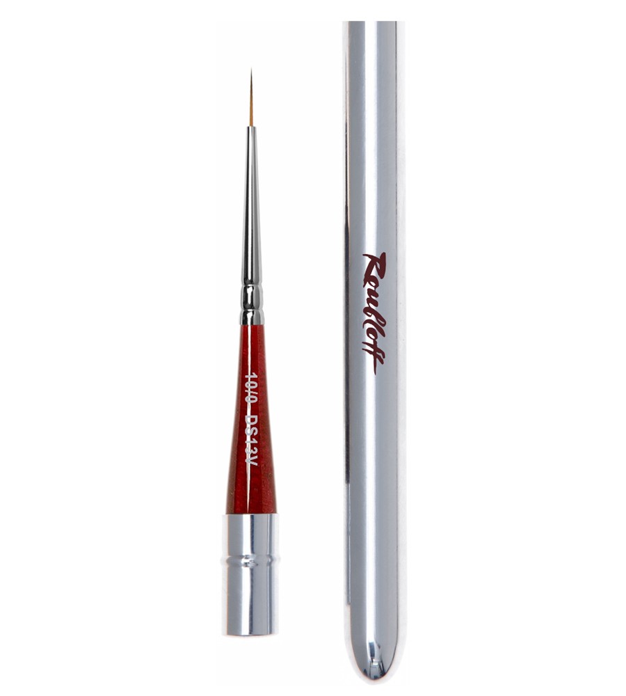 Roubloff DS13V-10/0  Kapaklı ve Katlanır Tırnak Tasarım  Fırçası (no 10/0) 