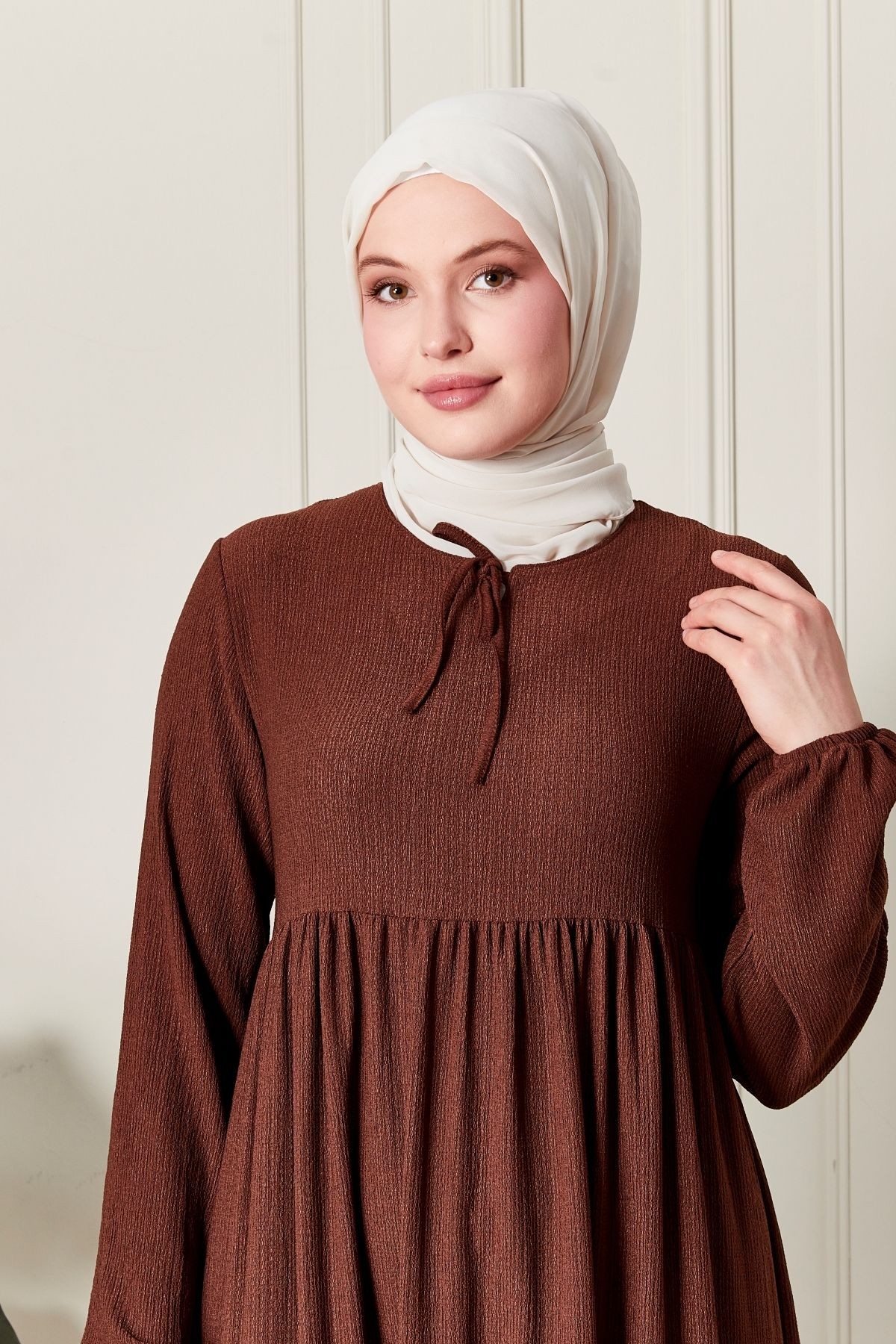 Eteği Kat Kat Bürümcük Çingene Elbise Tesettür Elbise Anne Elbisesi Namaz Elbisesi