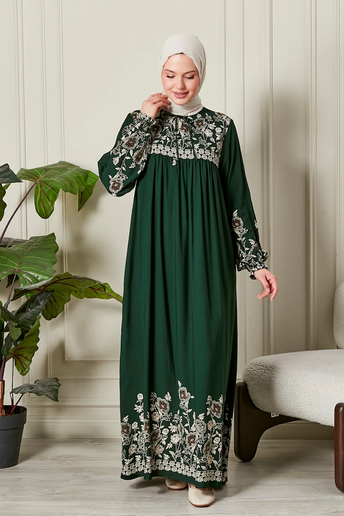 çi̇çek desen haki