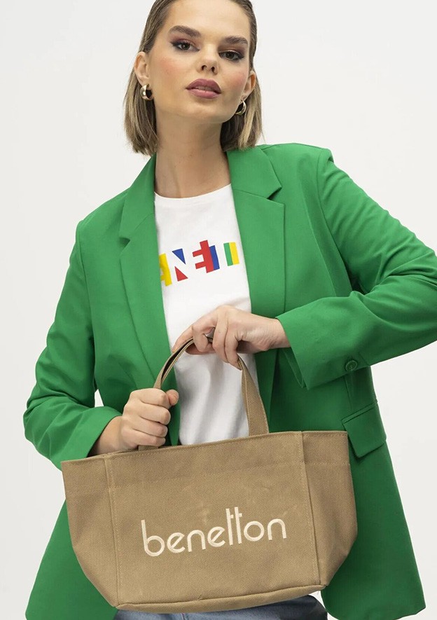 Benetton El Çantası Hardal BNT 1102