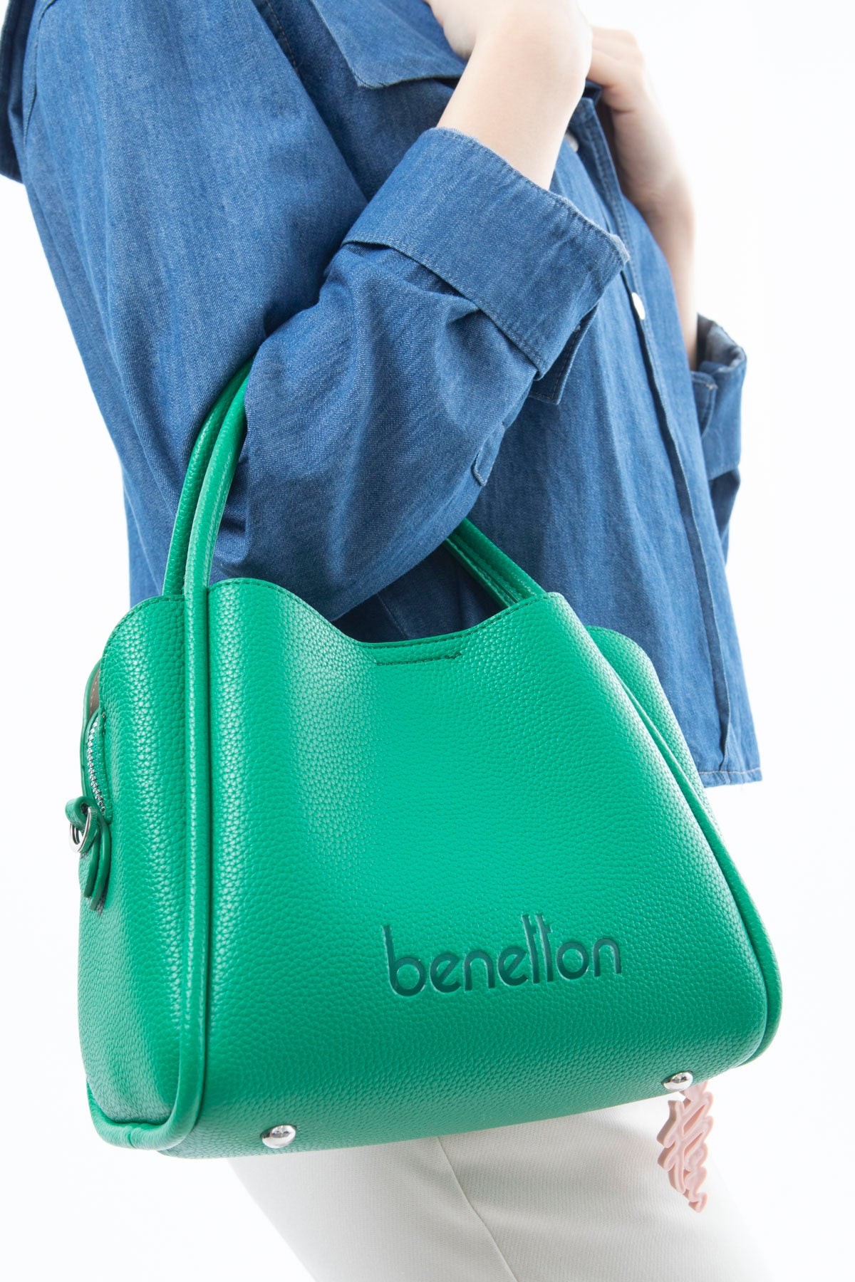 Benetton El Çantası Yeşil BNT 1503