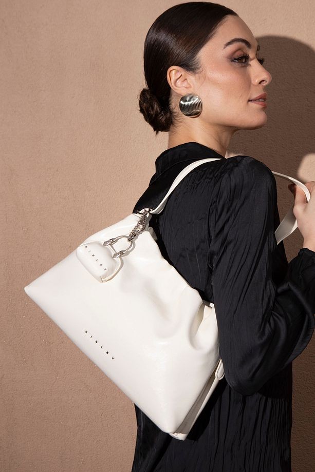 Sisley Kol Çantası Beyaz SLY 215