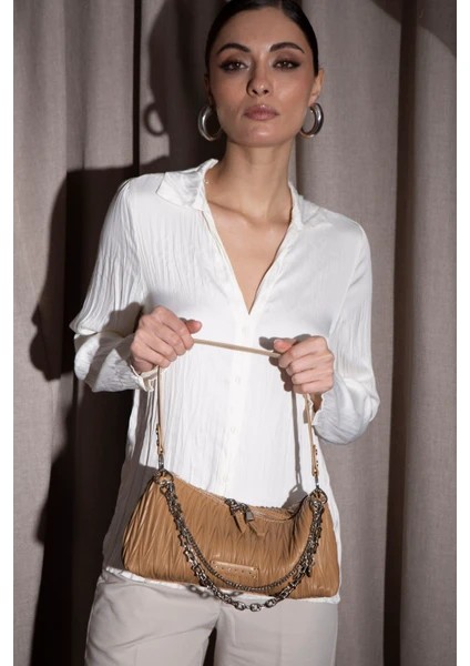 Sisley Kol Çantası Camel SLY 202