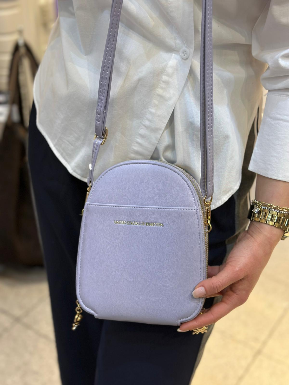 Benetton Çapraz Çanta Lila BNT 1238