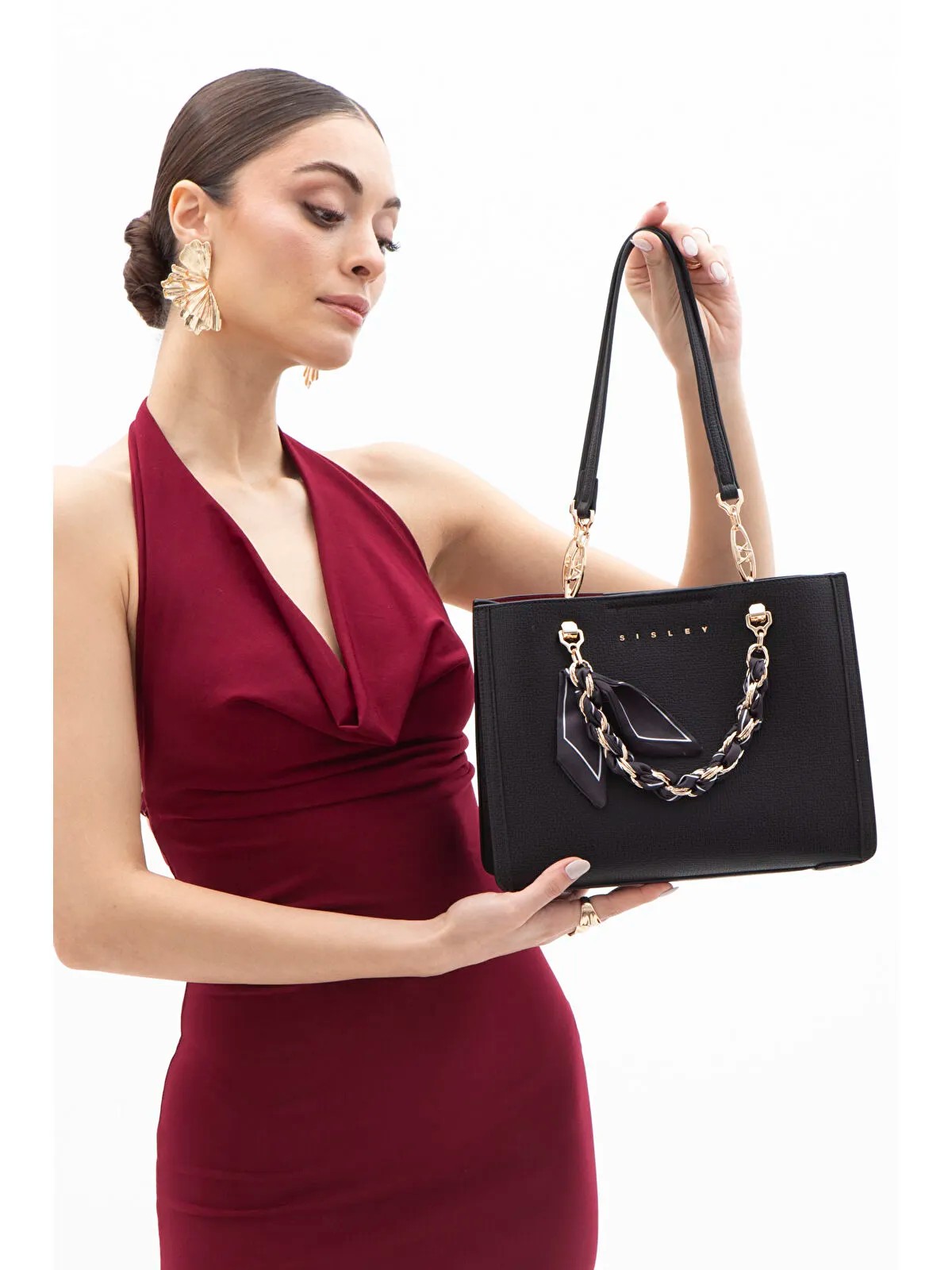 Sisley Kol Çantası Siyah SLY 201