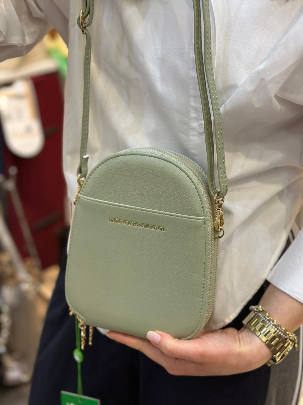 Benetton Çapraz Çanta Yeşil BNT 1238