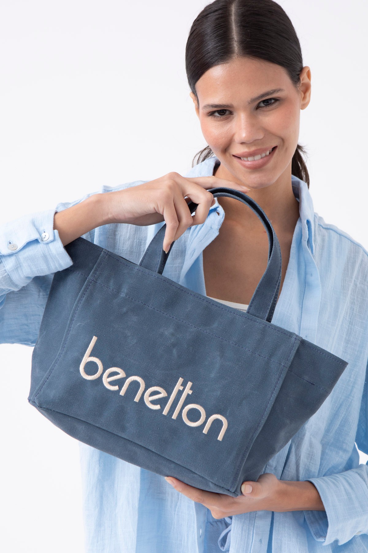 Benetton El Çantası Lacivert BNT 1102
