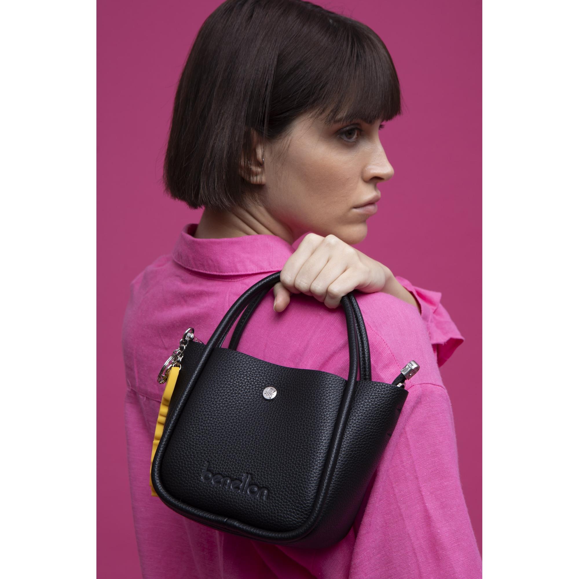 Benetton El Çantası Siyah BNT 1511