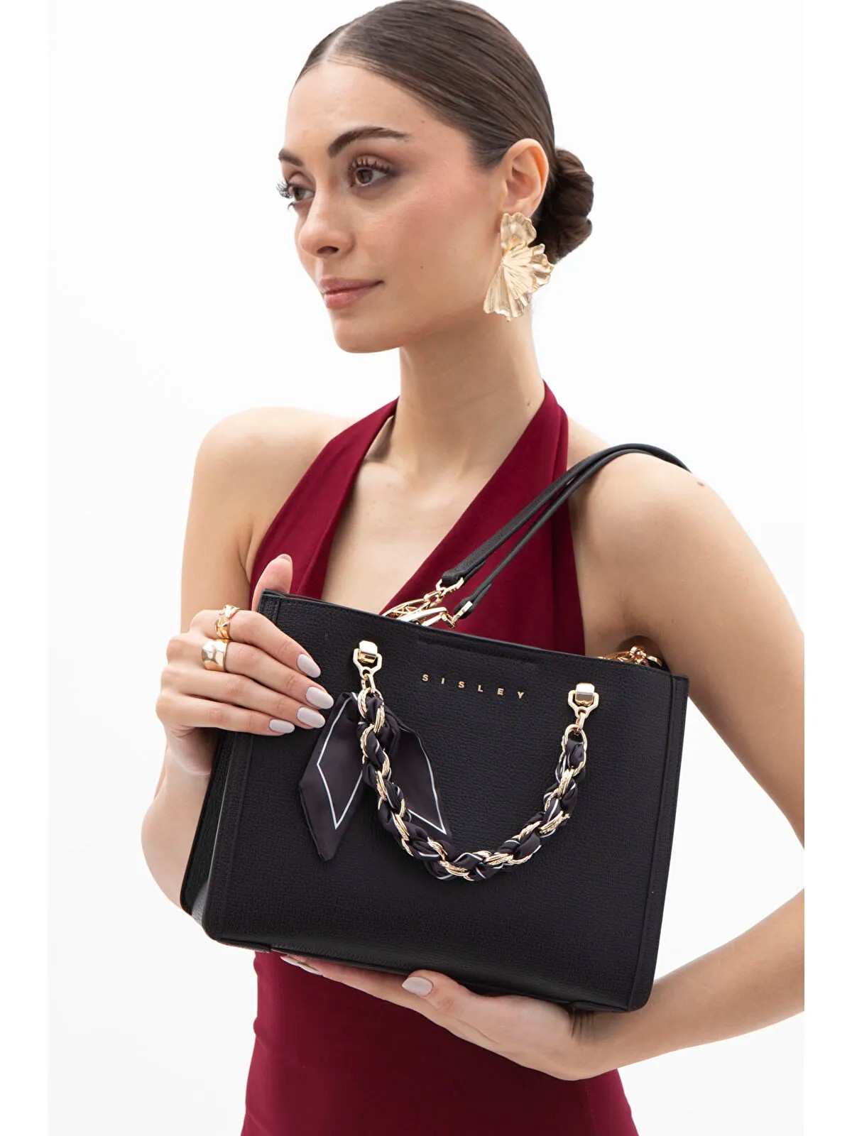 Sisley Kol Çantası Siyah SLY 201