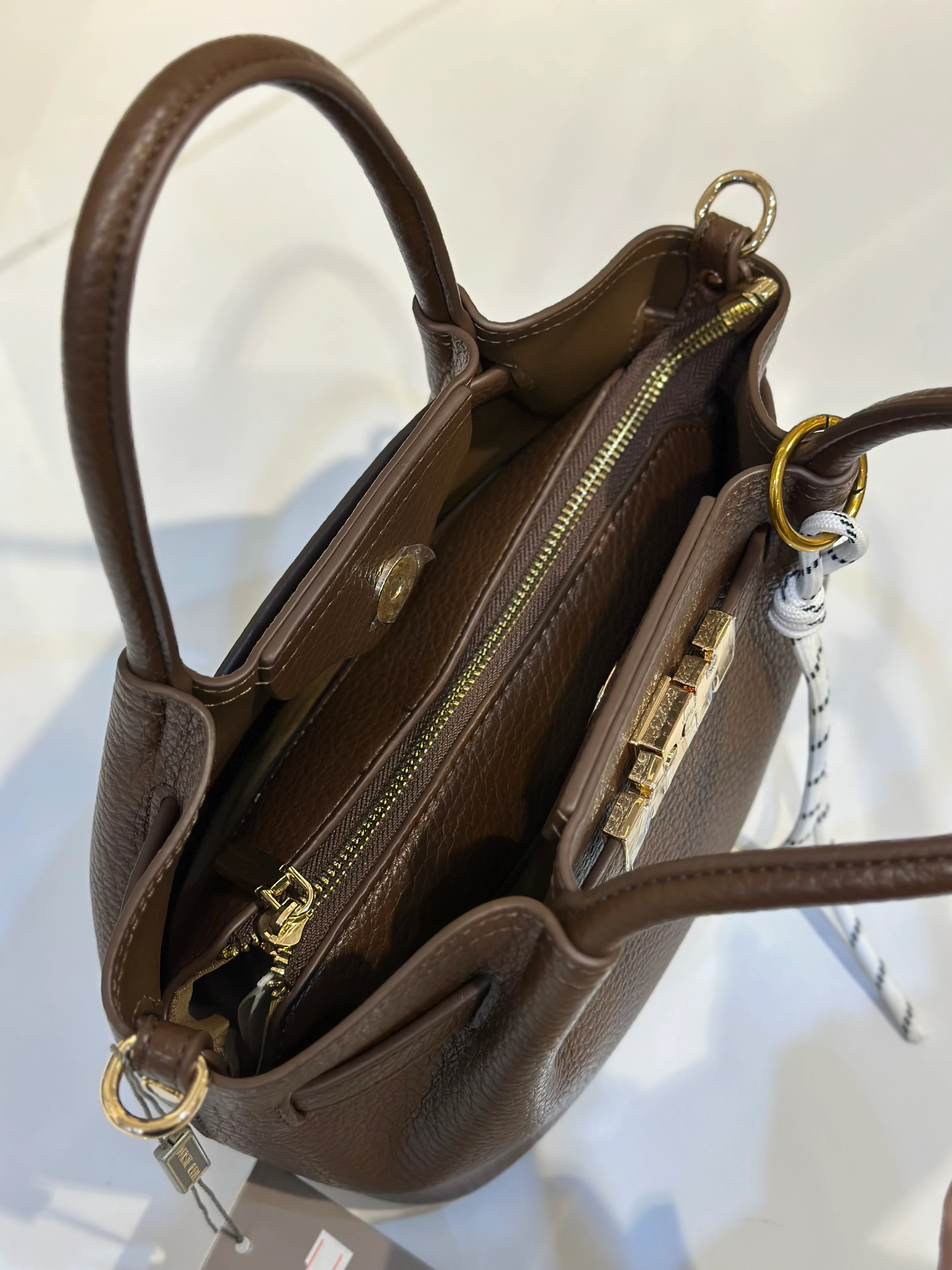 Krıste Bell Kahverengi El Çantası 