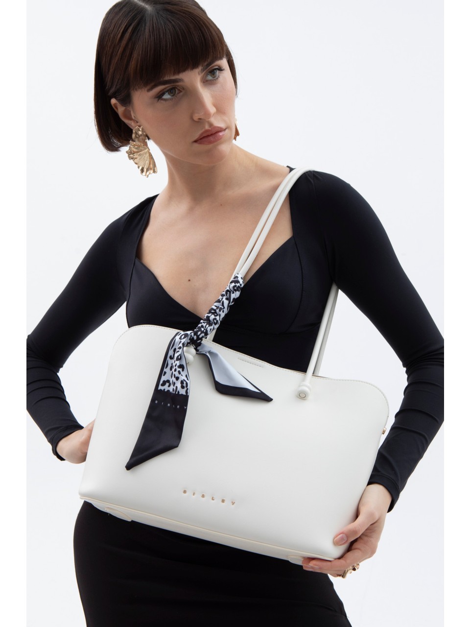 Sisley Kol Çantası Beyaz SLY 155