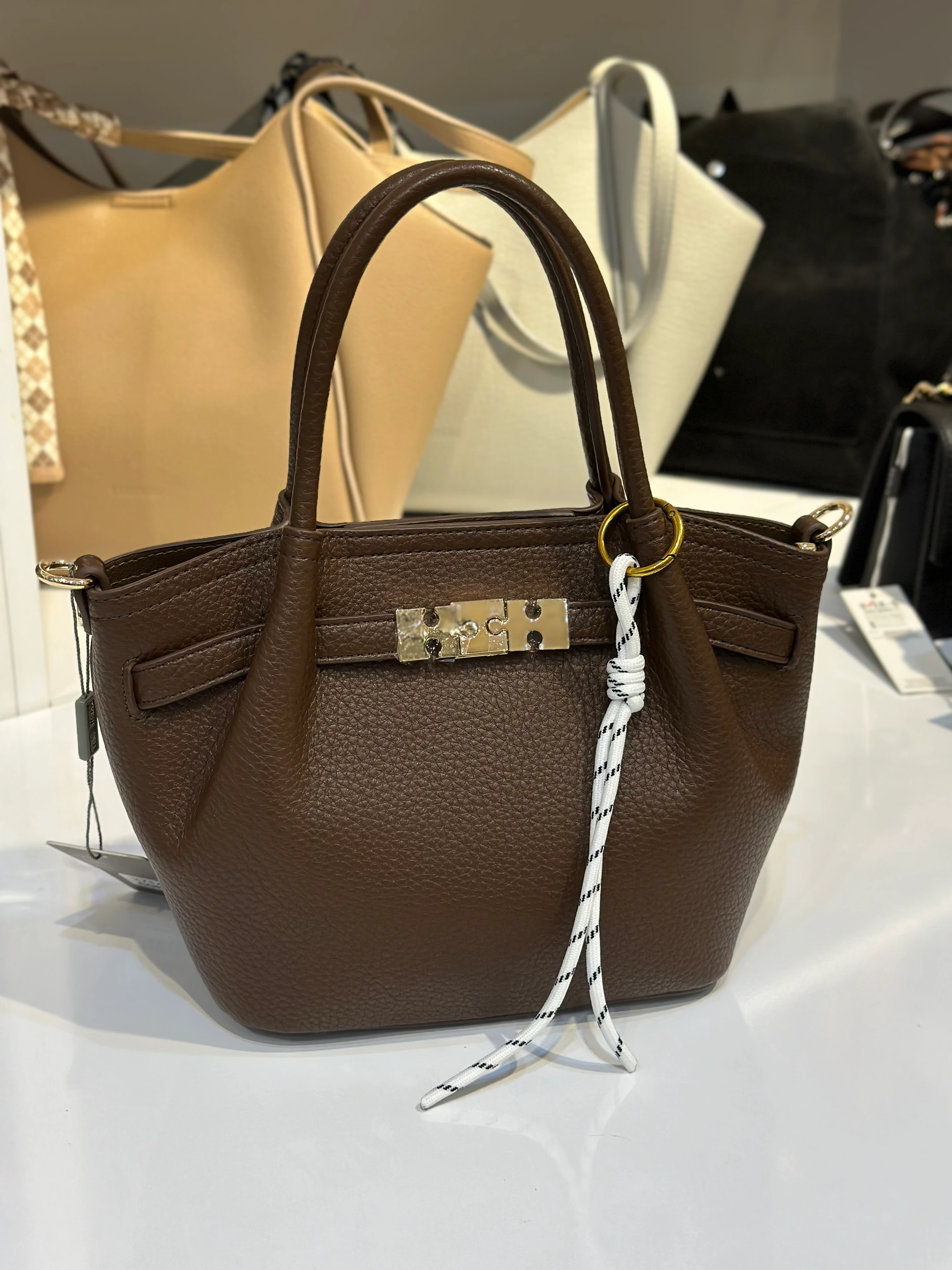 Krıste Bell Kahverengi El Çantası 