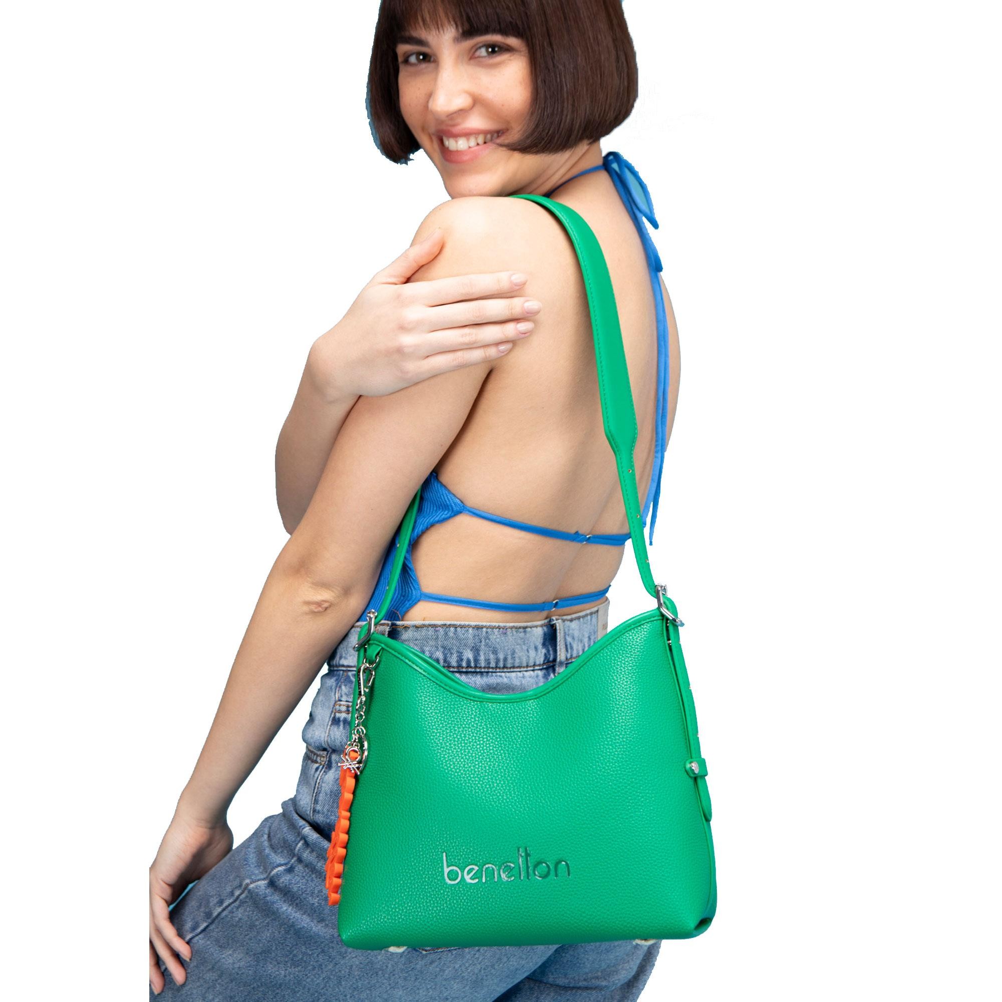 Benetton Kol Çantası Yeşil BNT 1534