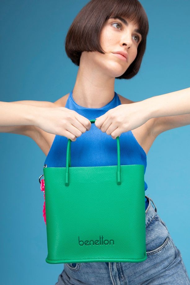 Benetton Kol Çantası Yeşil BNT 1535
