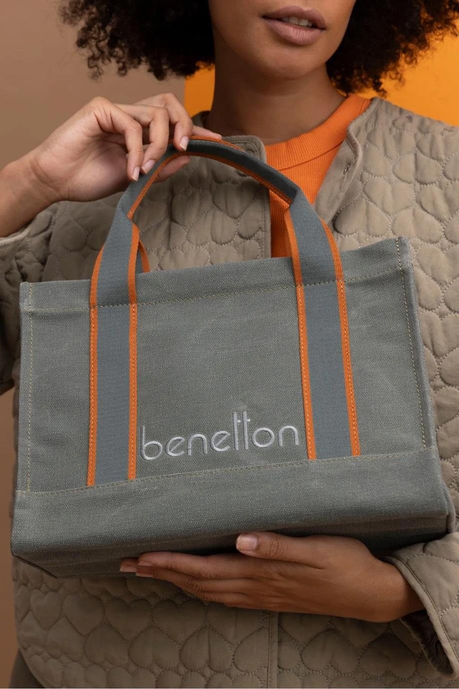 Benetton Kol Çantası Haki BNT 1412