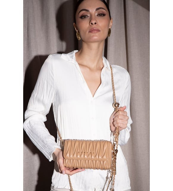 Sisley Çapraz Çanta Camel SLY 190
