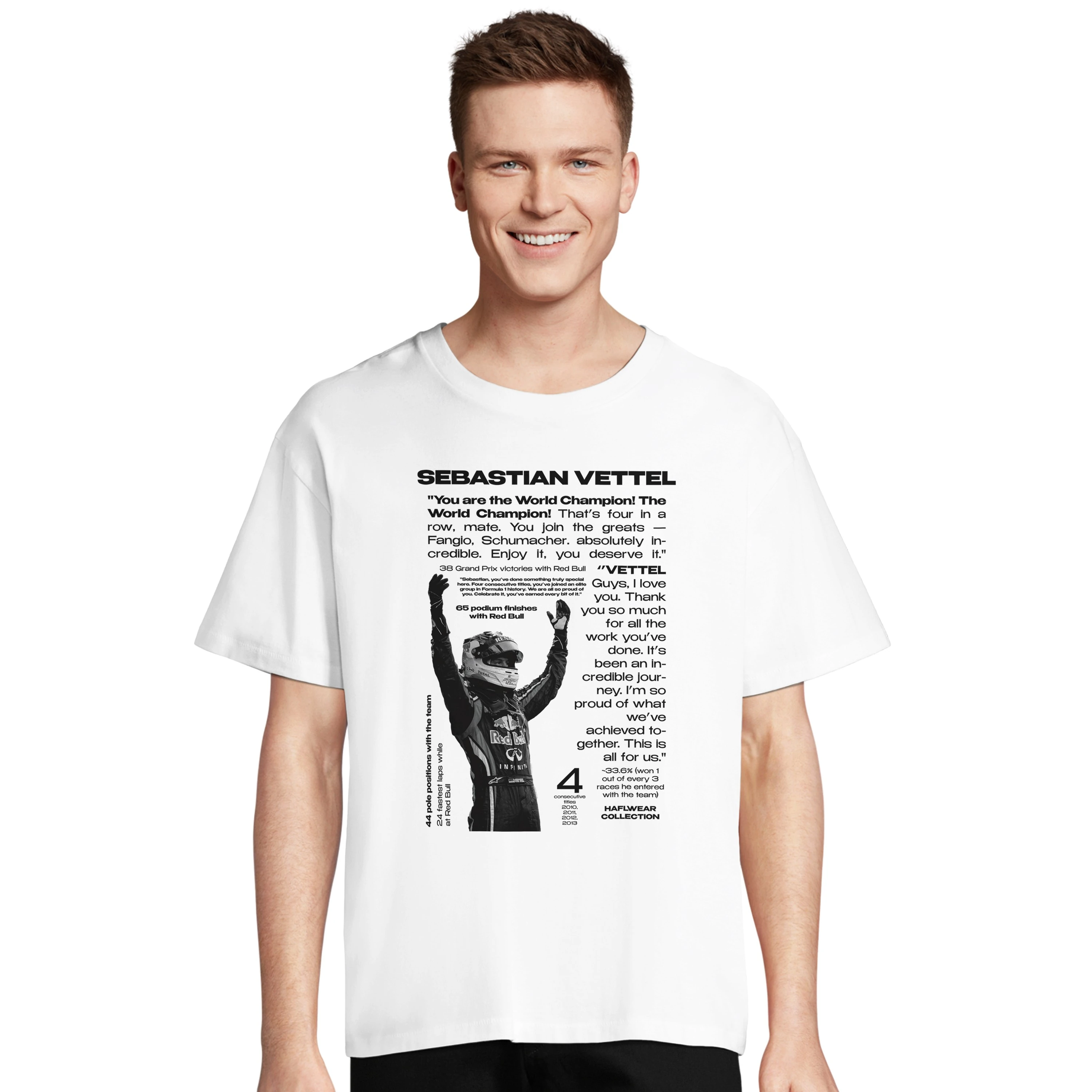 Sebastian Vettel X World Champion / Oversize T-Shirt main variant image