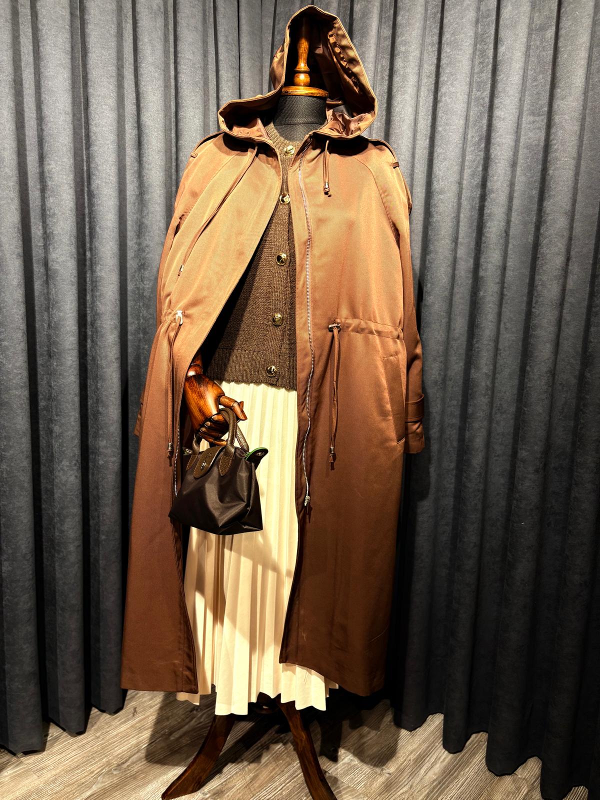 KAHVE RENGİ TRENÇKOT