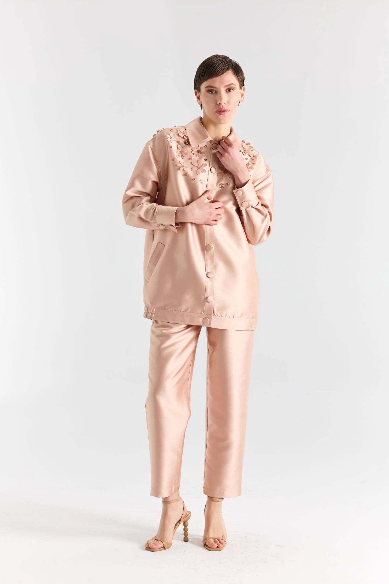 LİSA EXCLUSİVE SATEN TAKIM 5038