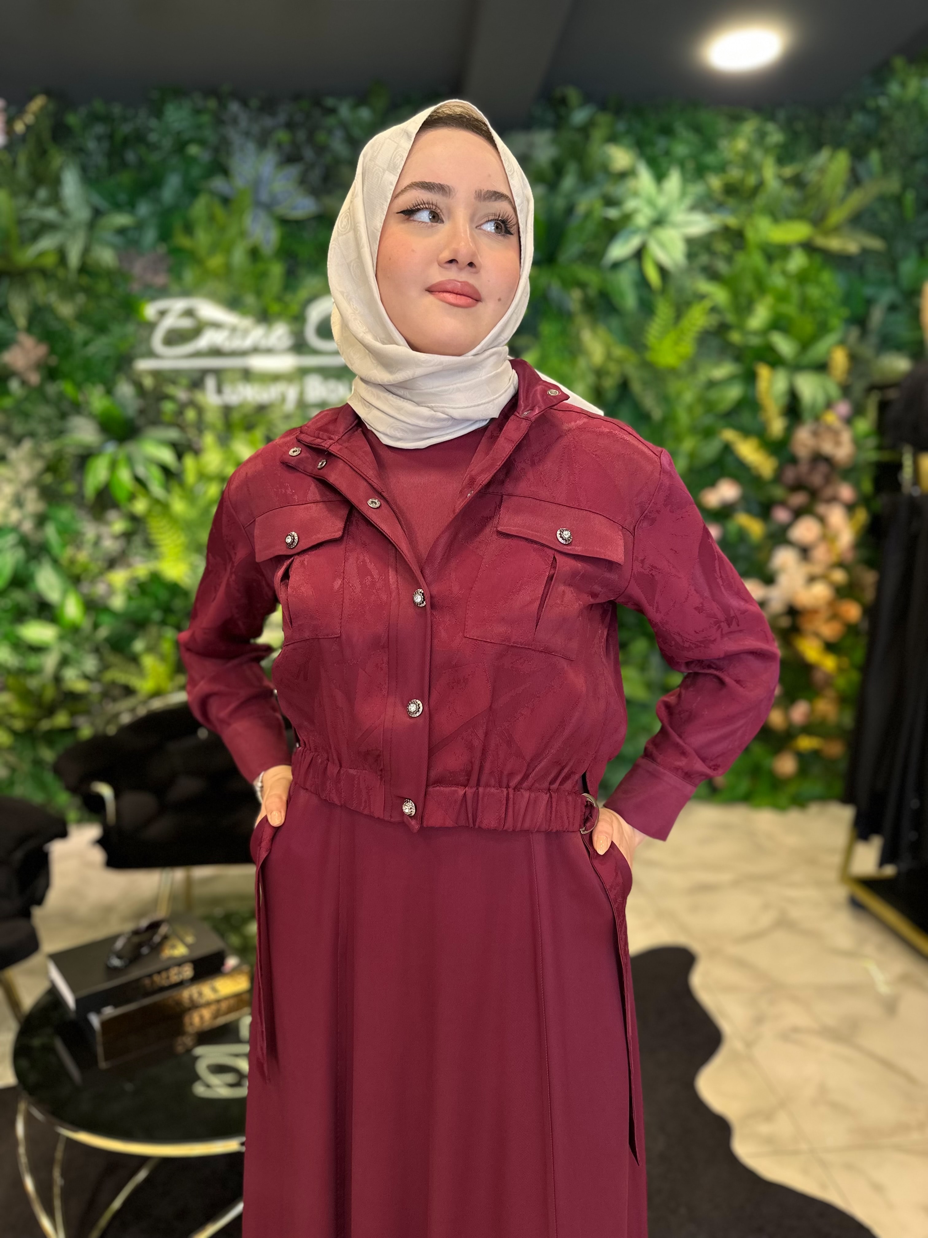 MY312 ÇITÇIT DETAYLI ELBİSELİ TAKIM 1544