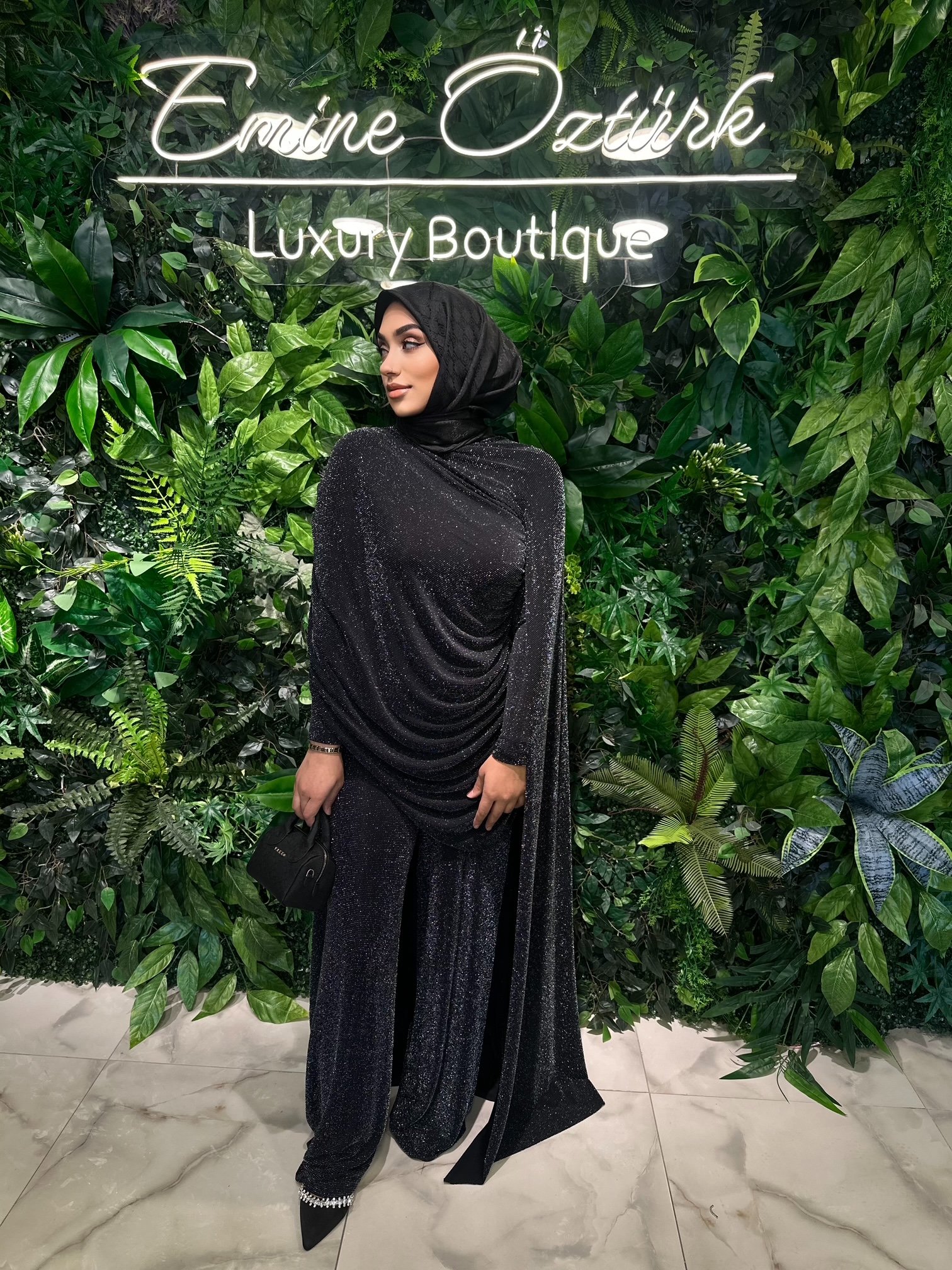 HİLAL OĞUZKAN DRAPE DETAYLI TUNİK PANTOLON ABİYE 9156