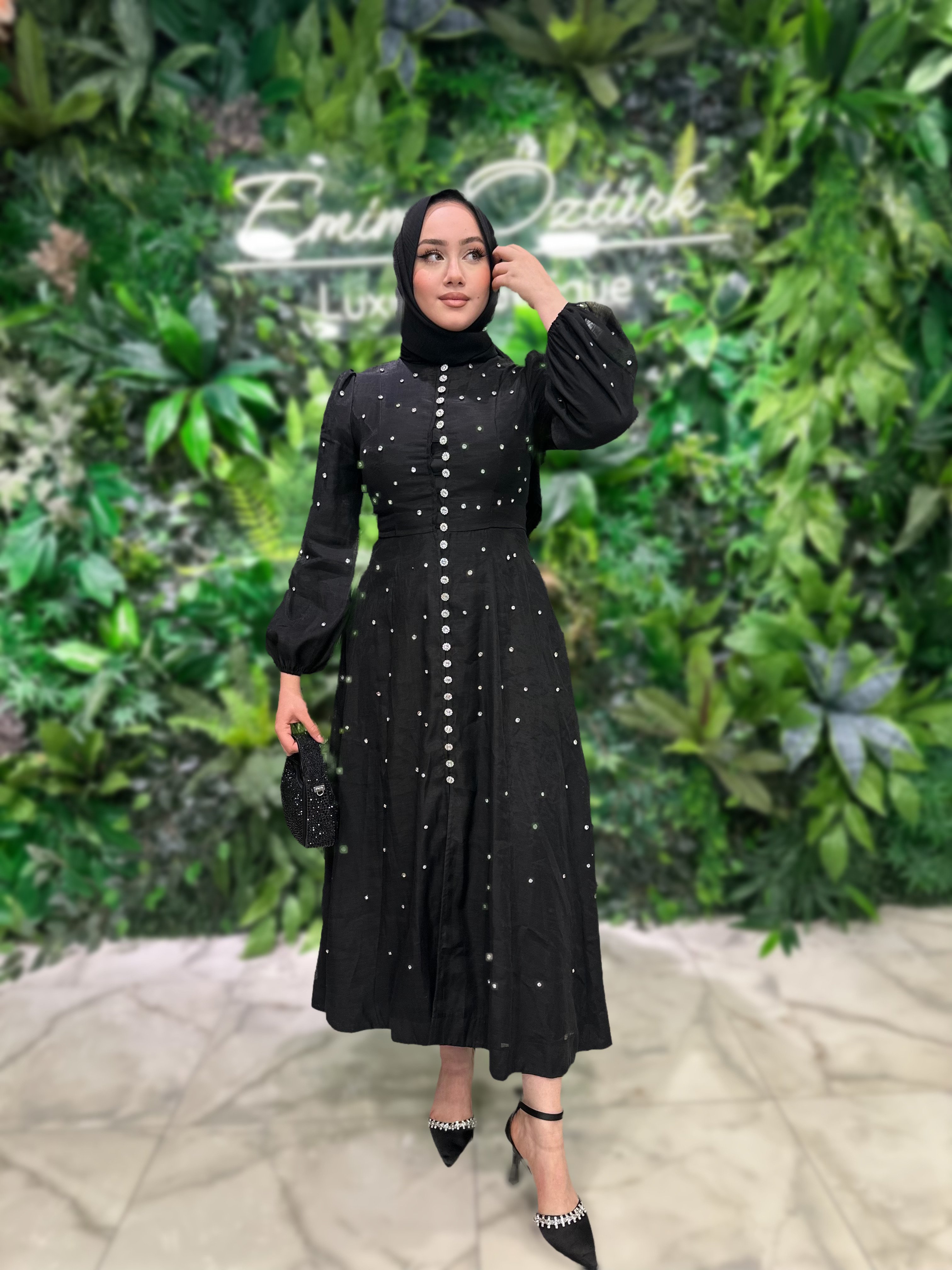 İTHAL TAŞLI ELBİSE 0606
