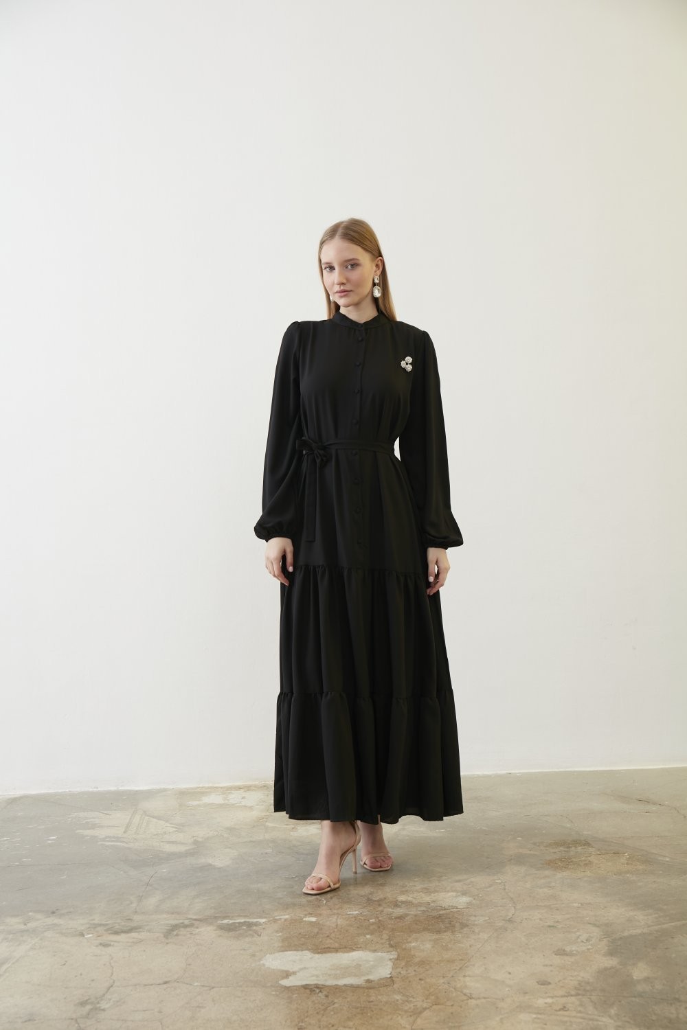 LADY ELBİSE 1334 - SİYAH