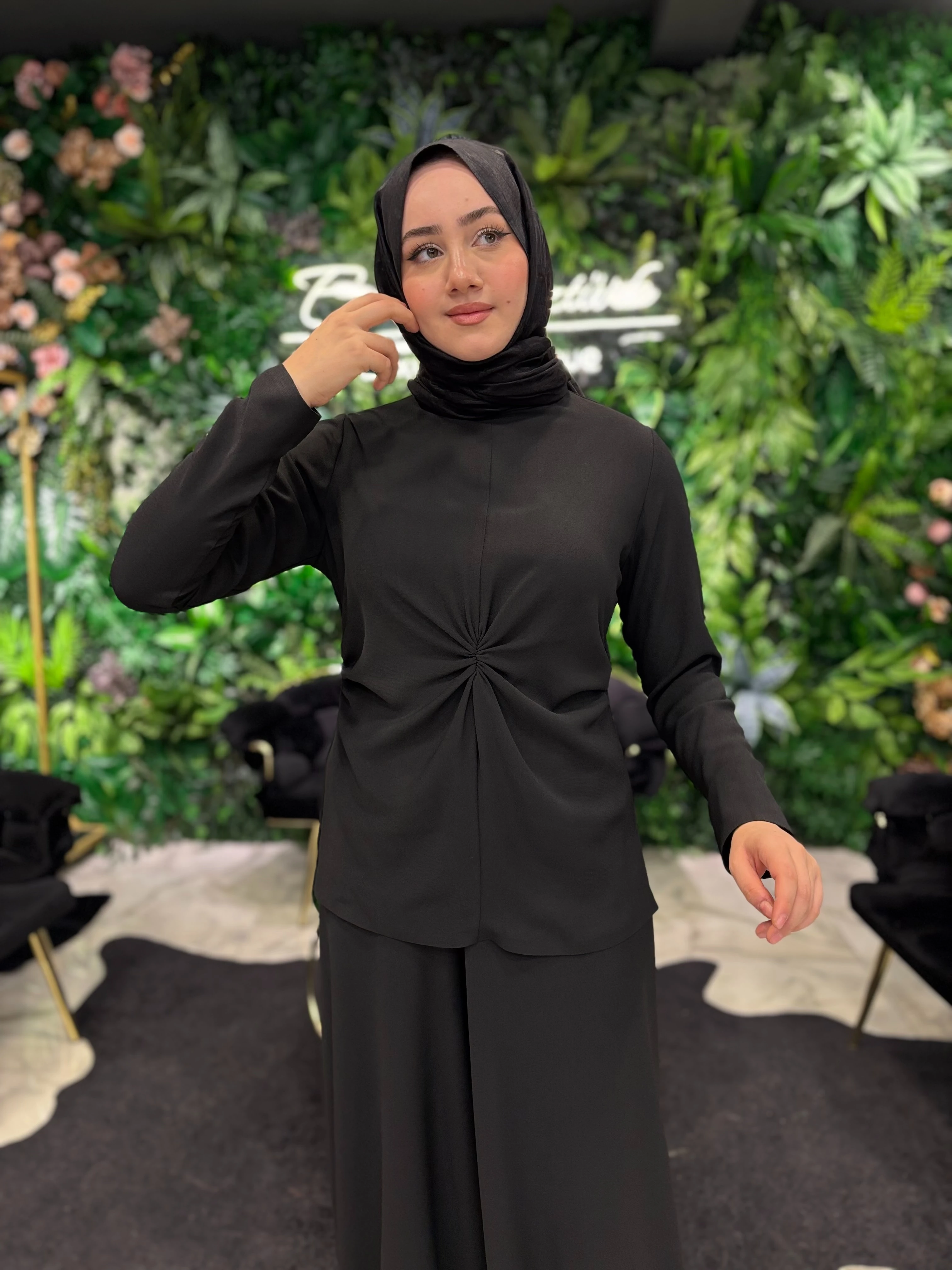 HİLAL OĞUZKAN SİMBAT ŞALVAR VE TUNİK TAKIM 25T036