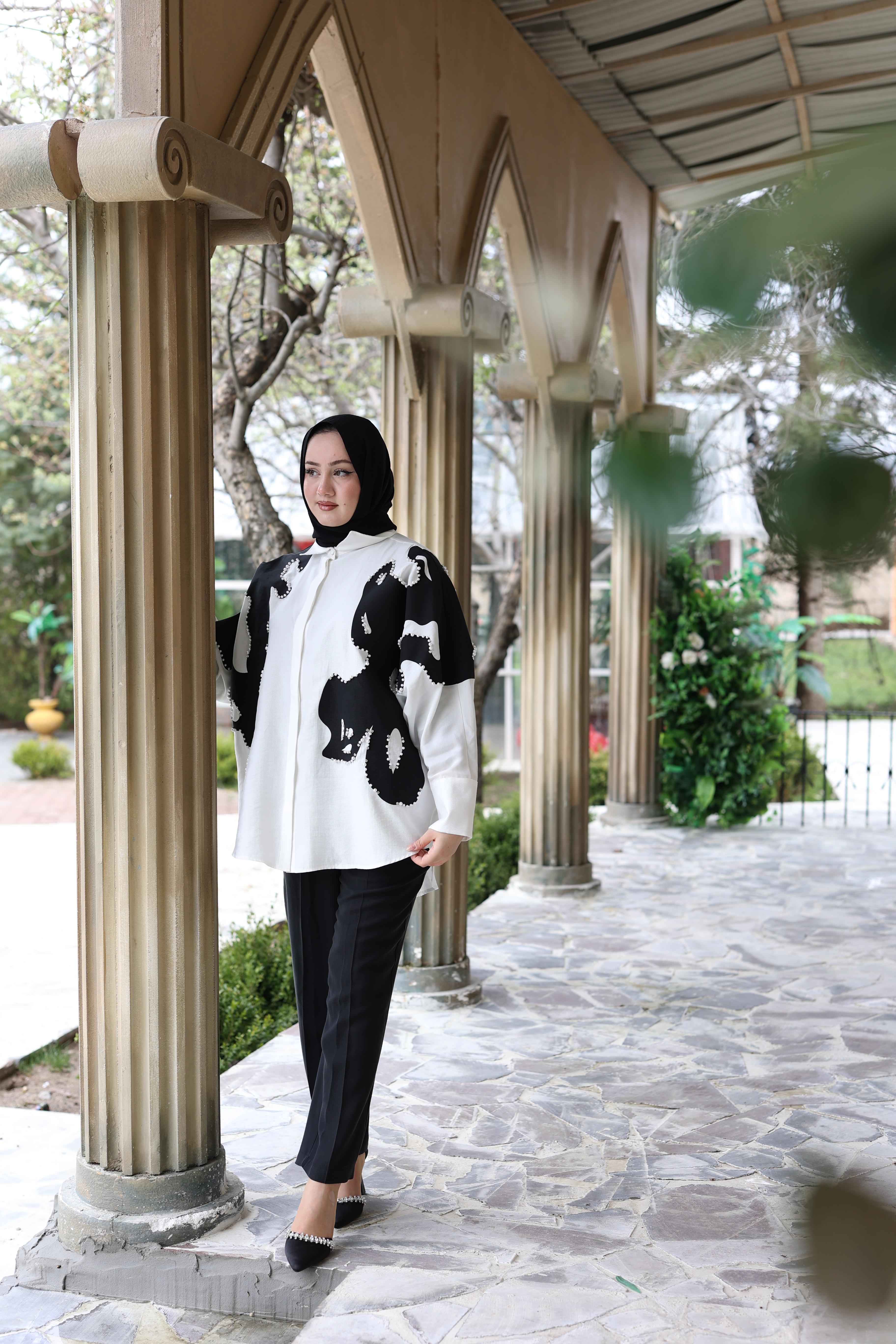 QUPRA EKRU SİYAH TAKIM 82083