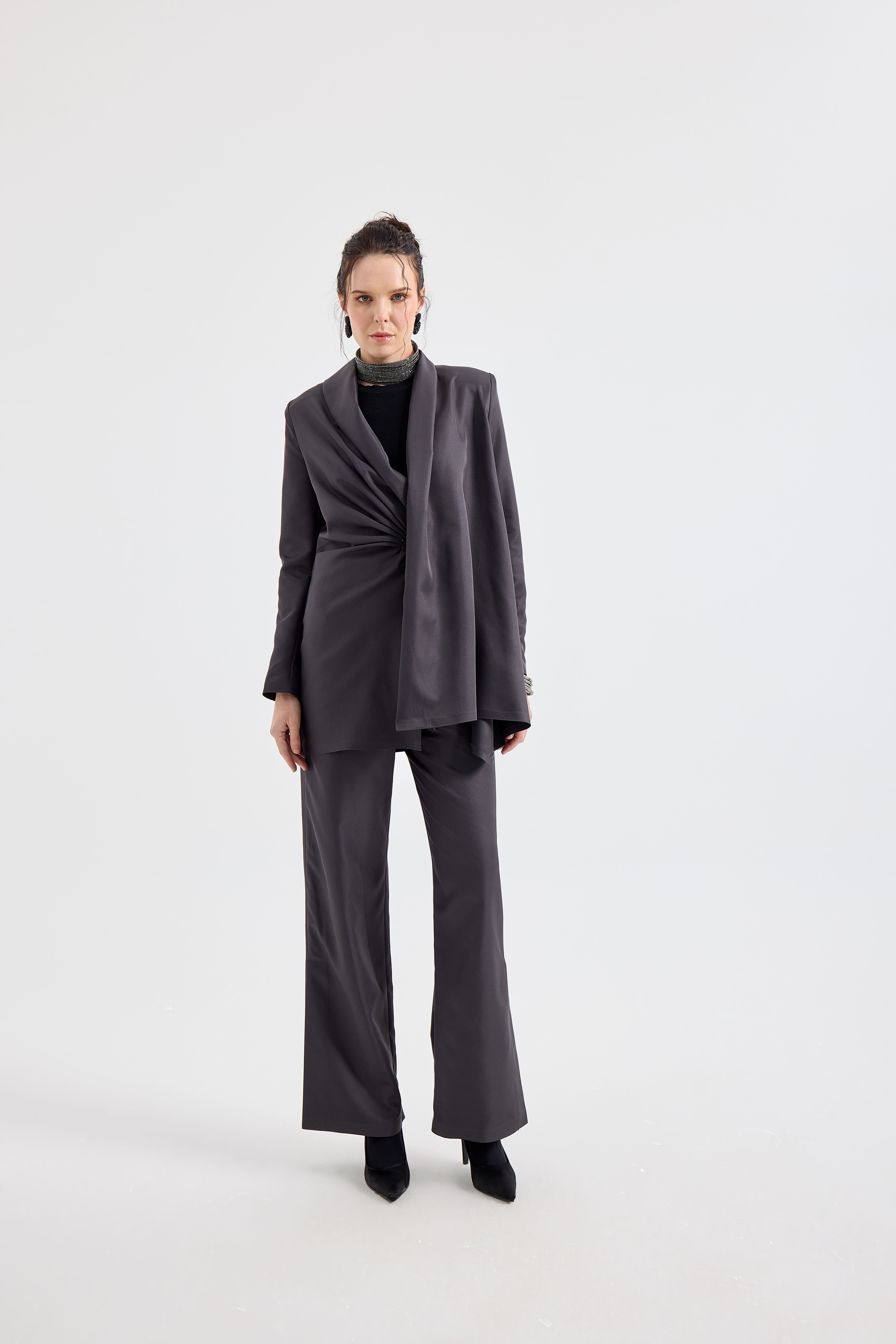 HİLAL OĞUZKAN ANVELOP CEKET PANTALON TAKIM 9109
