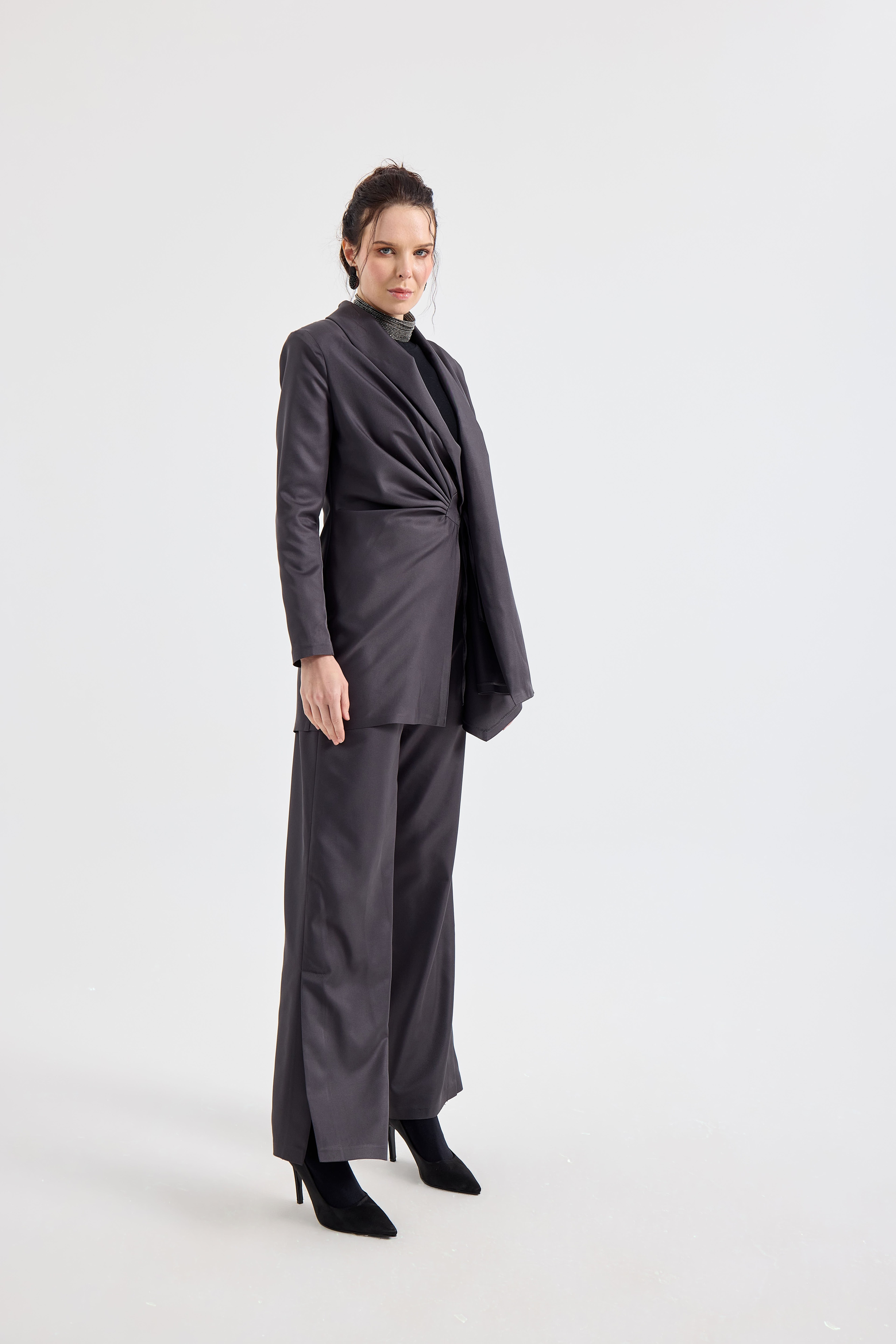 HİLAL OĞUZKAN ANVELOP CEKET PANTALON TAKIM 9109