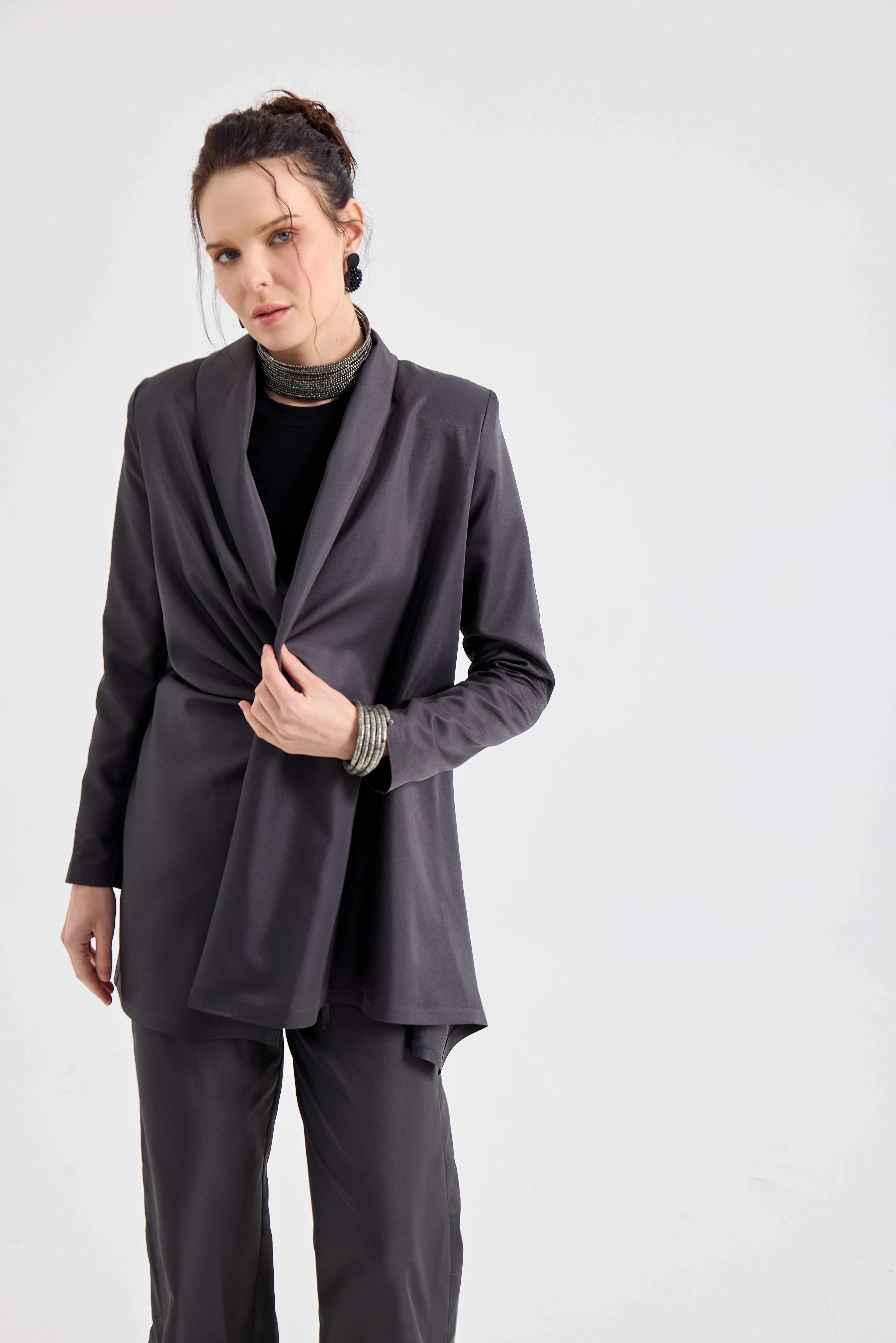 HİLAL OĞUZKAN ANVELOP CEKET PANTALON TAKIM 9109