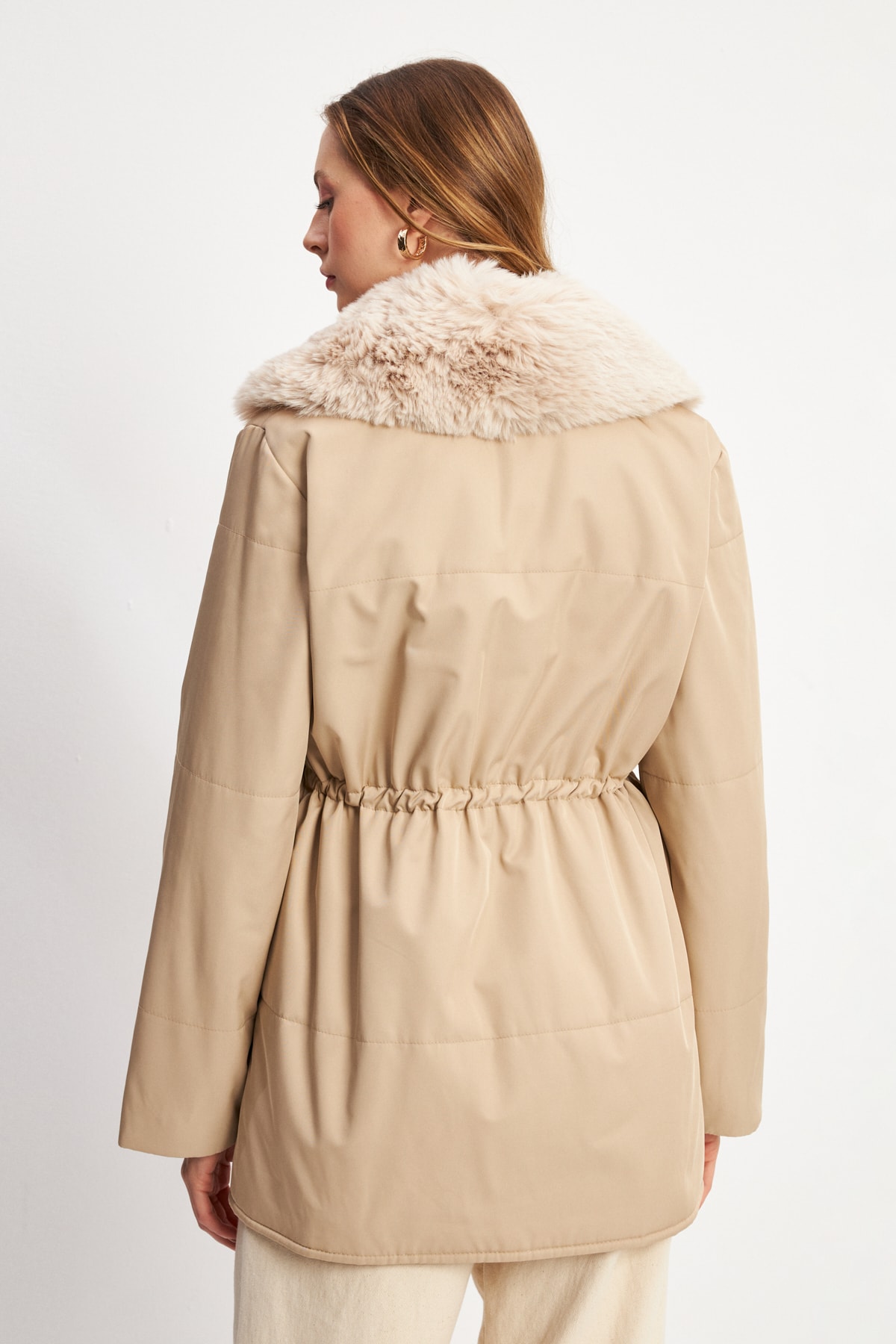 ŞAL YAKA KÜRKLÜ PARKA 5799