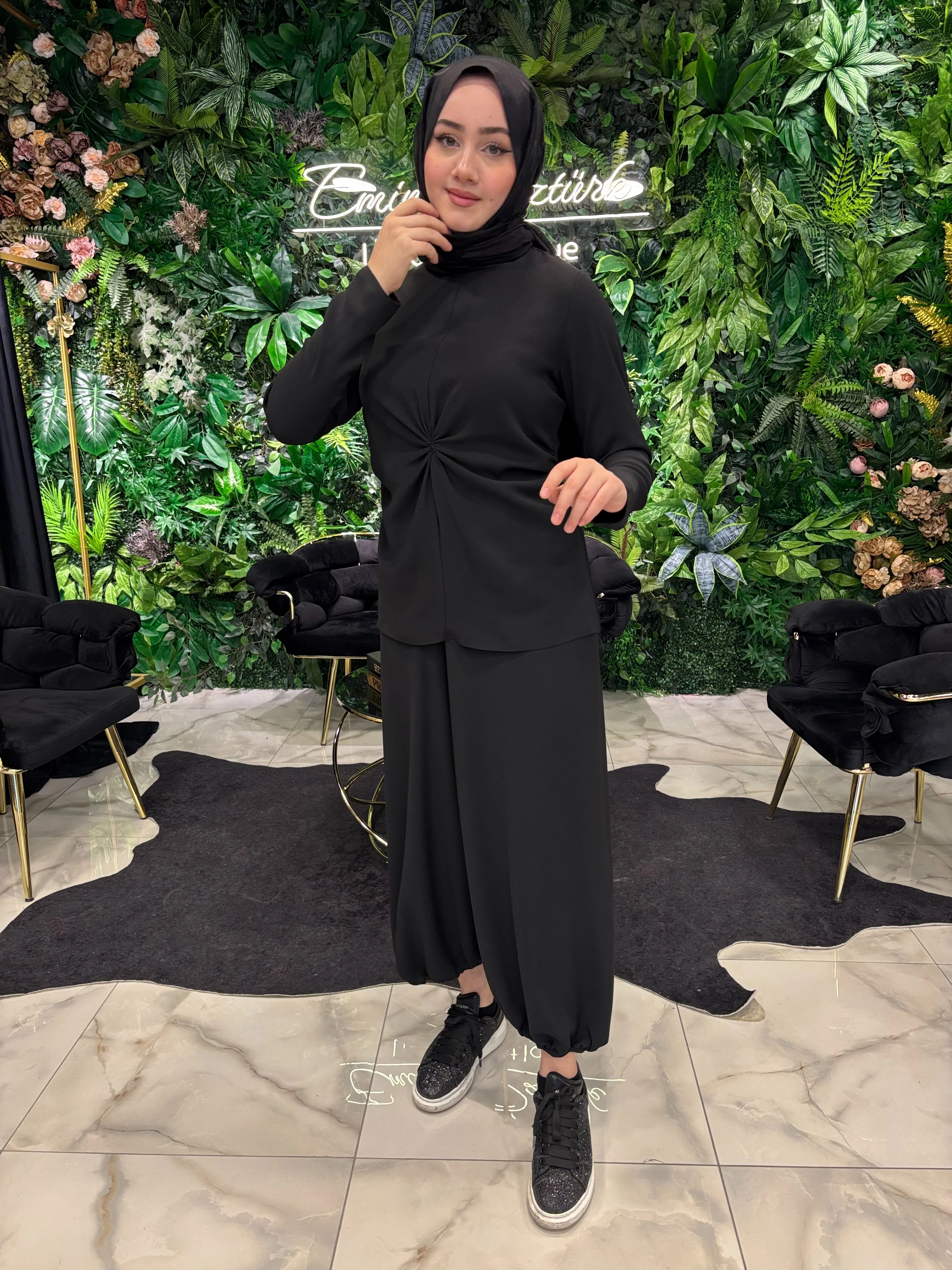 HİLAL OĞUZKAN SİMBAT ŞALVAR VE TUNİK TAKIM 25T036