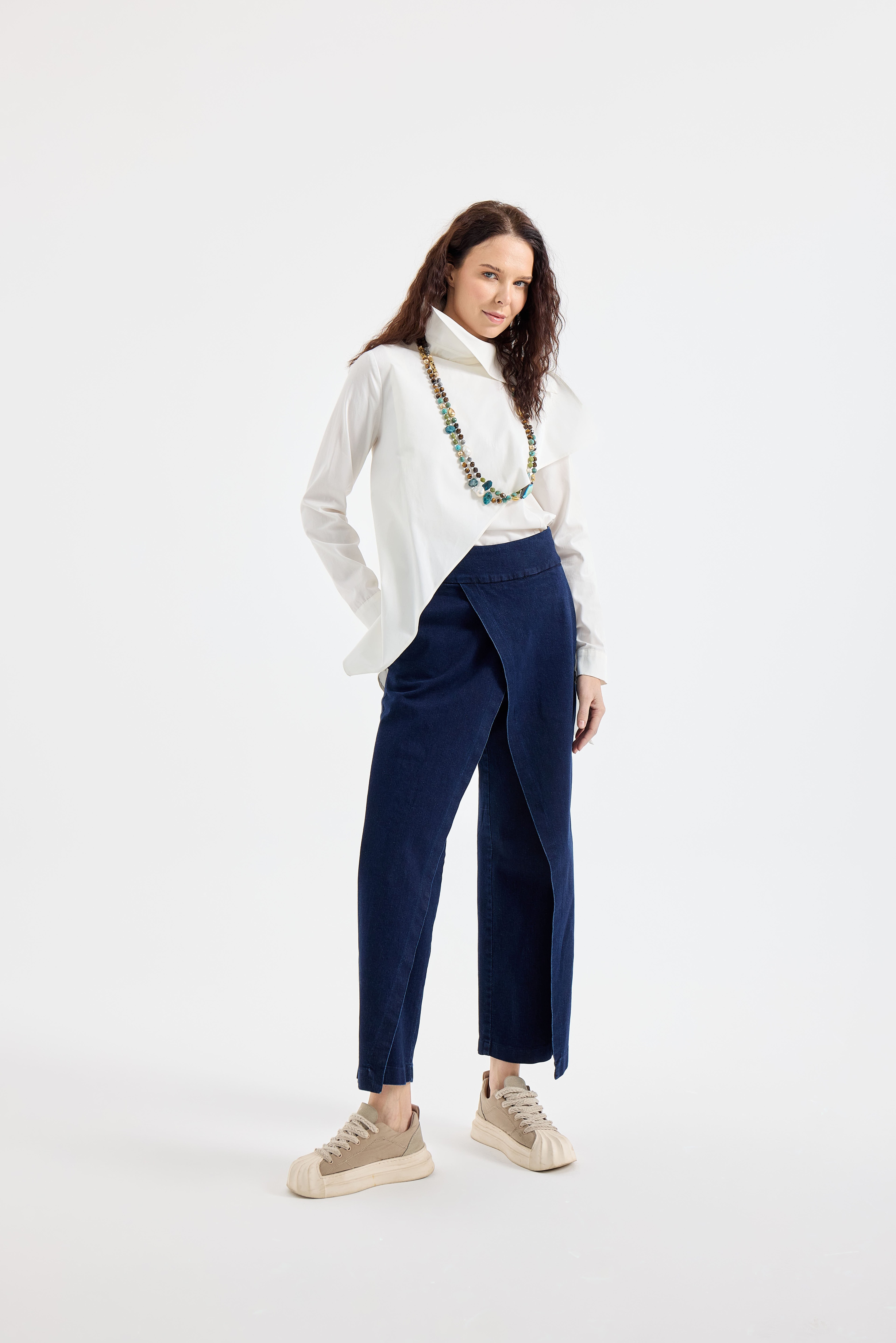HİLAL OĞUZKAN KAPAKLI PANTALON 9073B