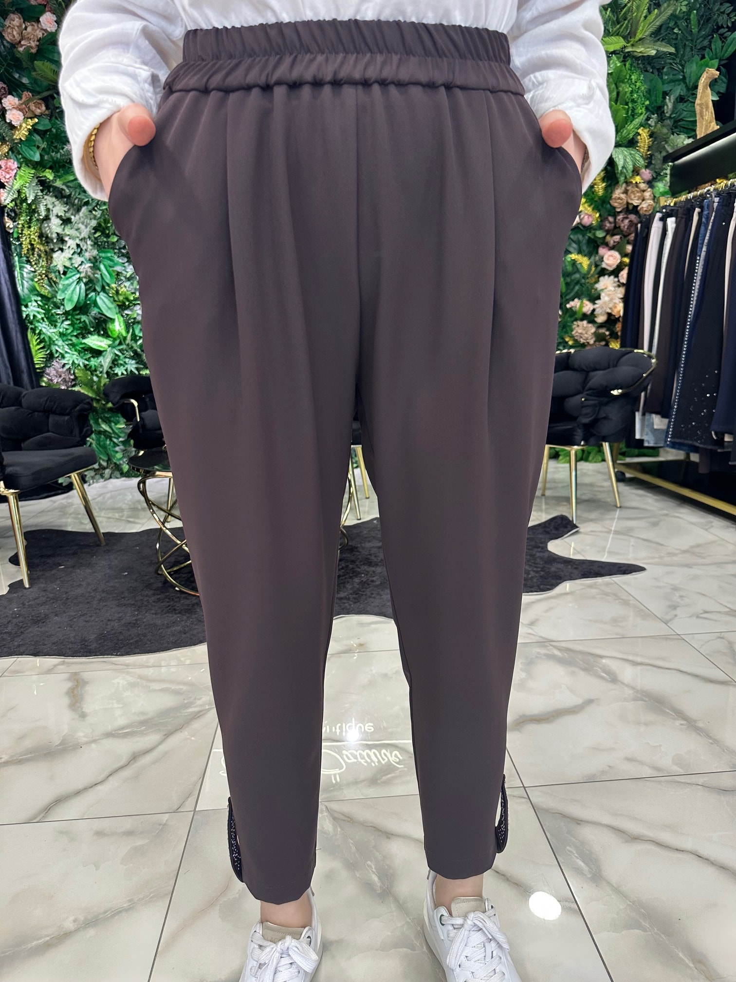 YUSUF ÖZDEMİR PANTOLON 25Y1456 - KAHVE